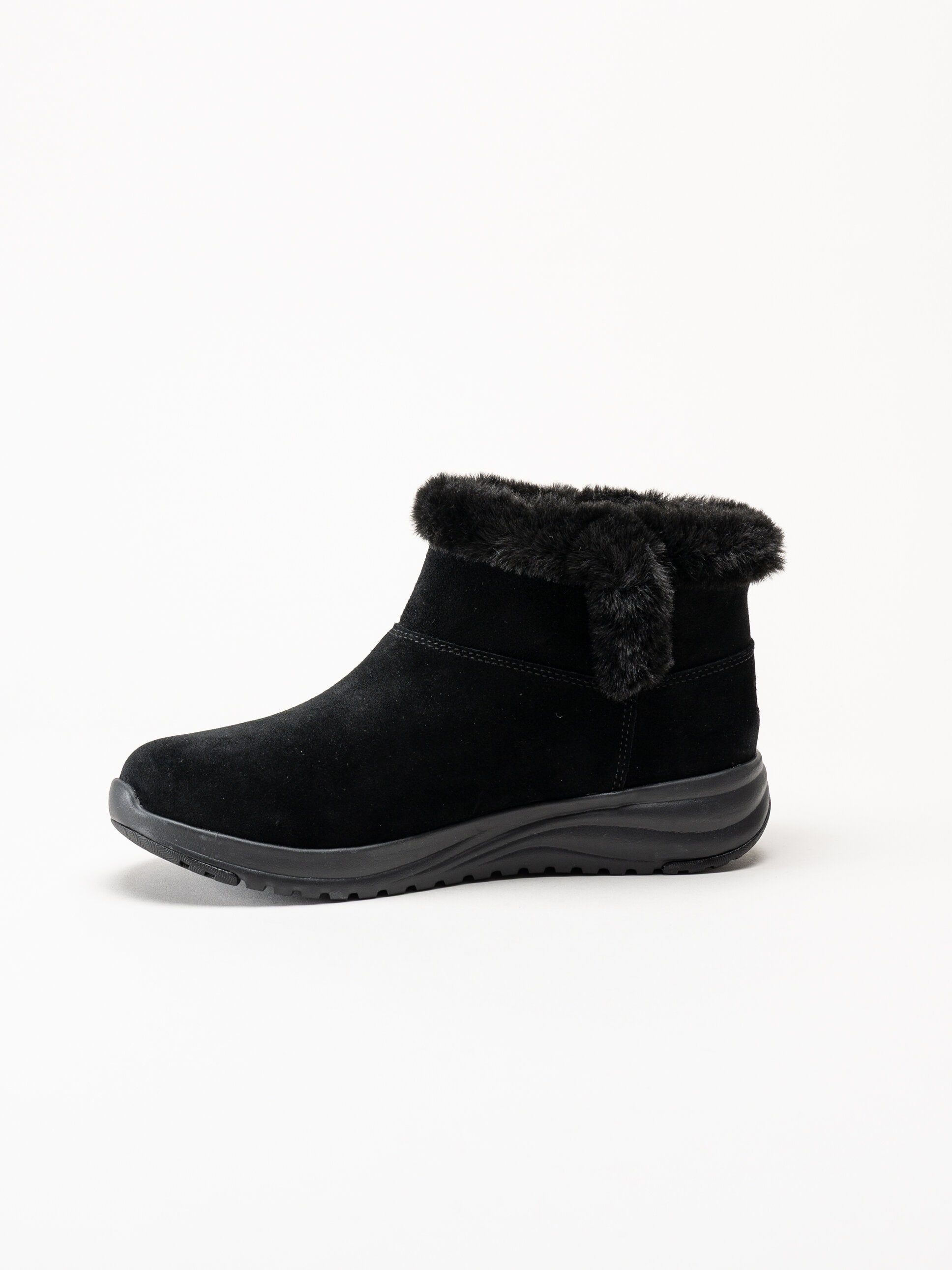 Skechers - On-The-Go Stellar - Svarta fodrade boots i mocka