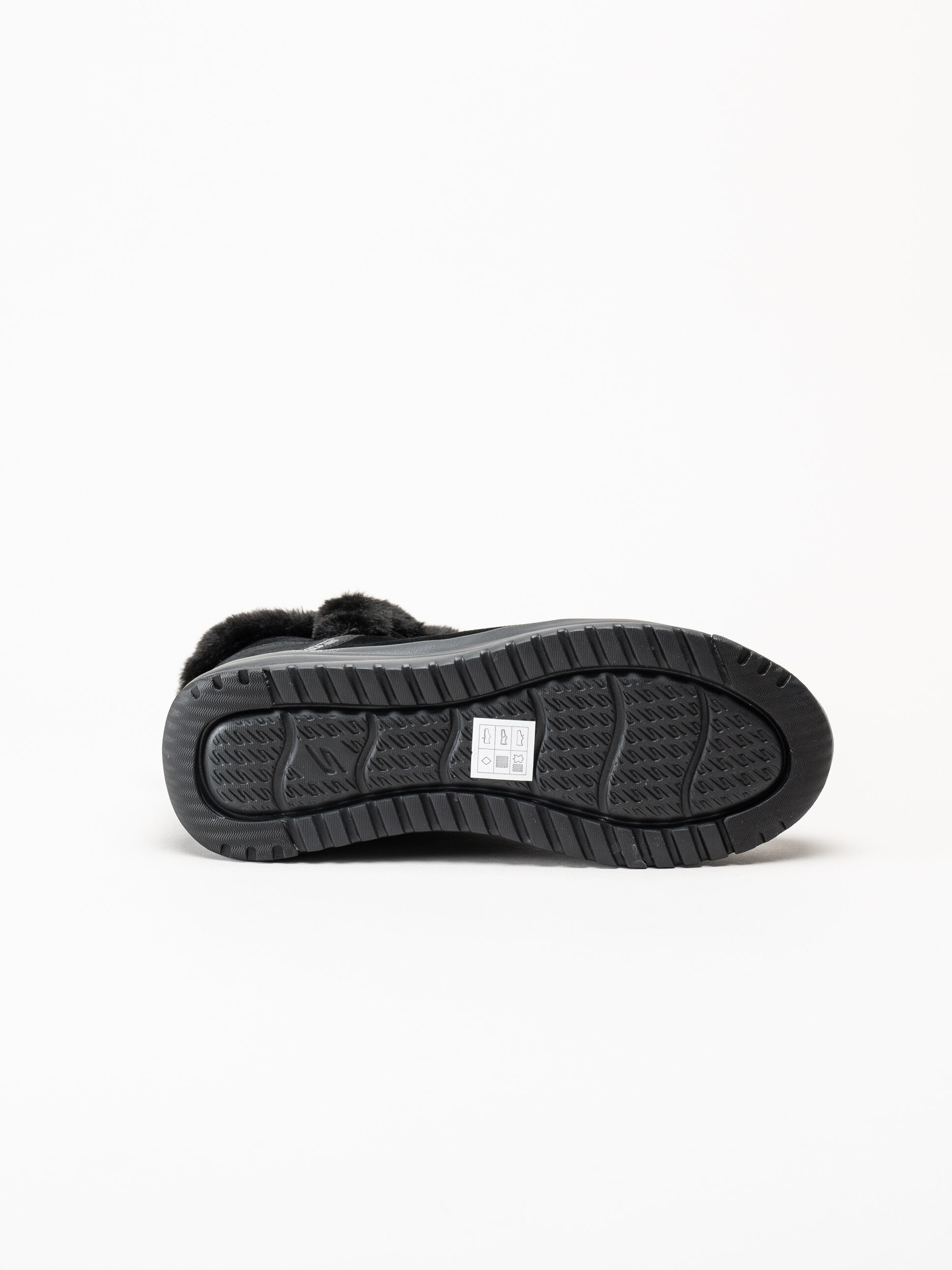 Skechers - On-The-Go Stellar - Svarta fodrade boots i mocka