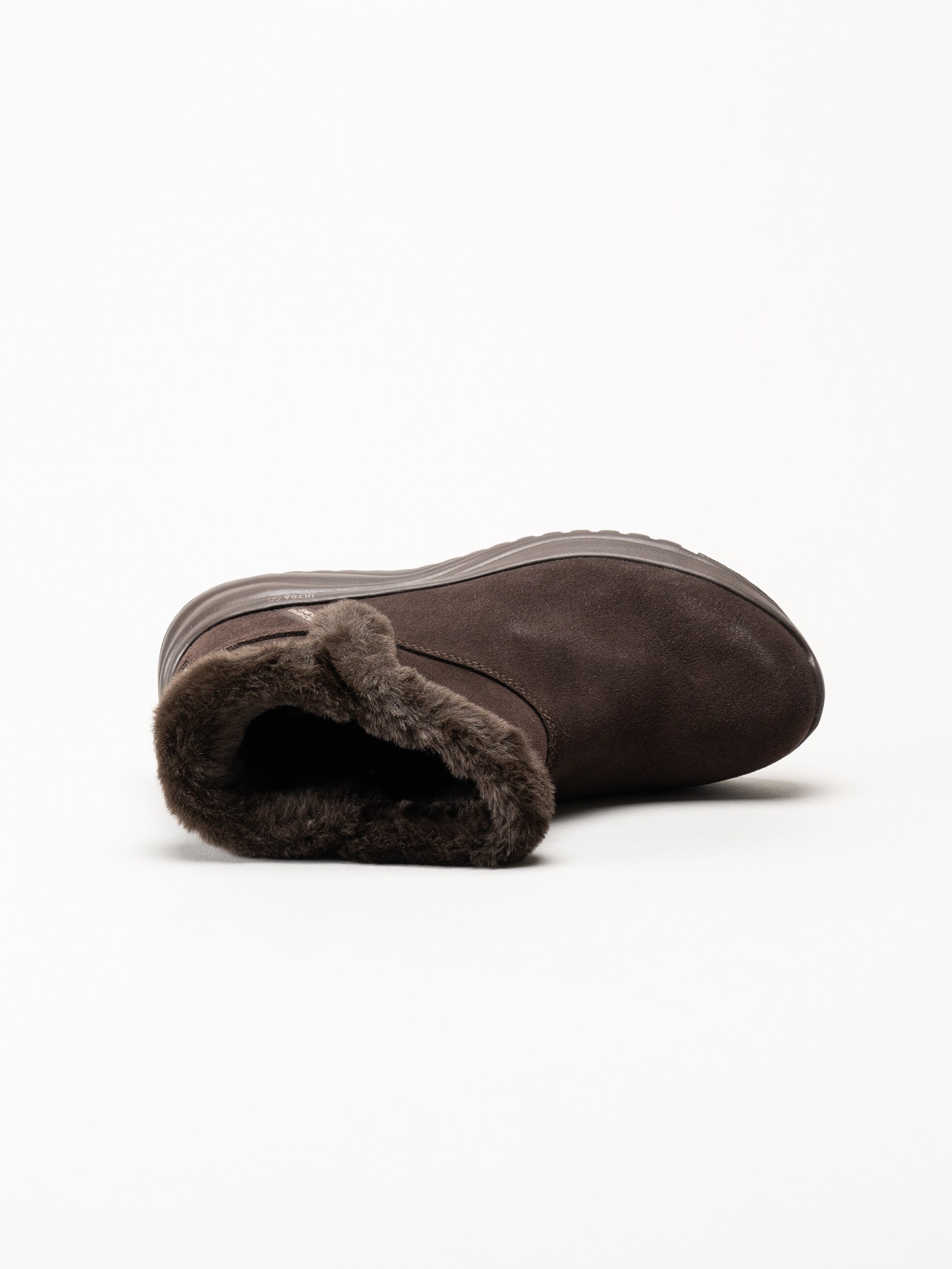 Skechers - On-The-Go Stellar - Mörkbruna boots i mocka