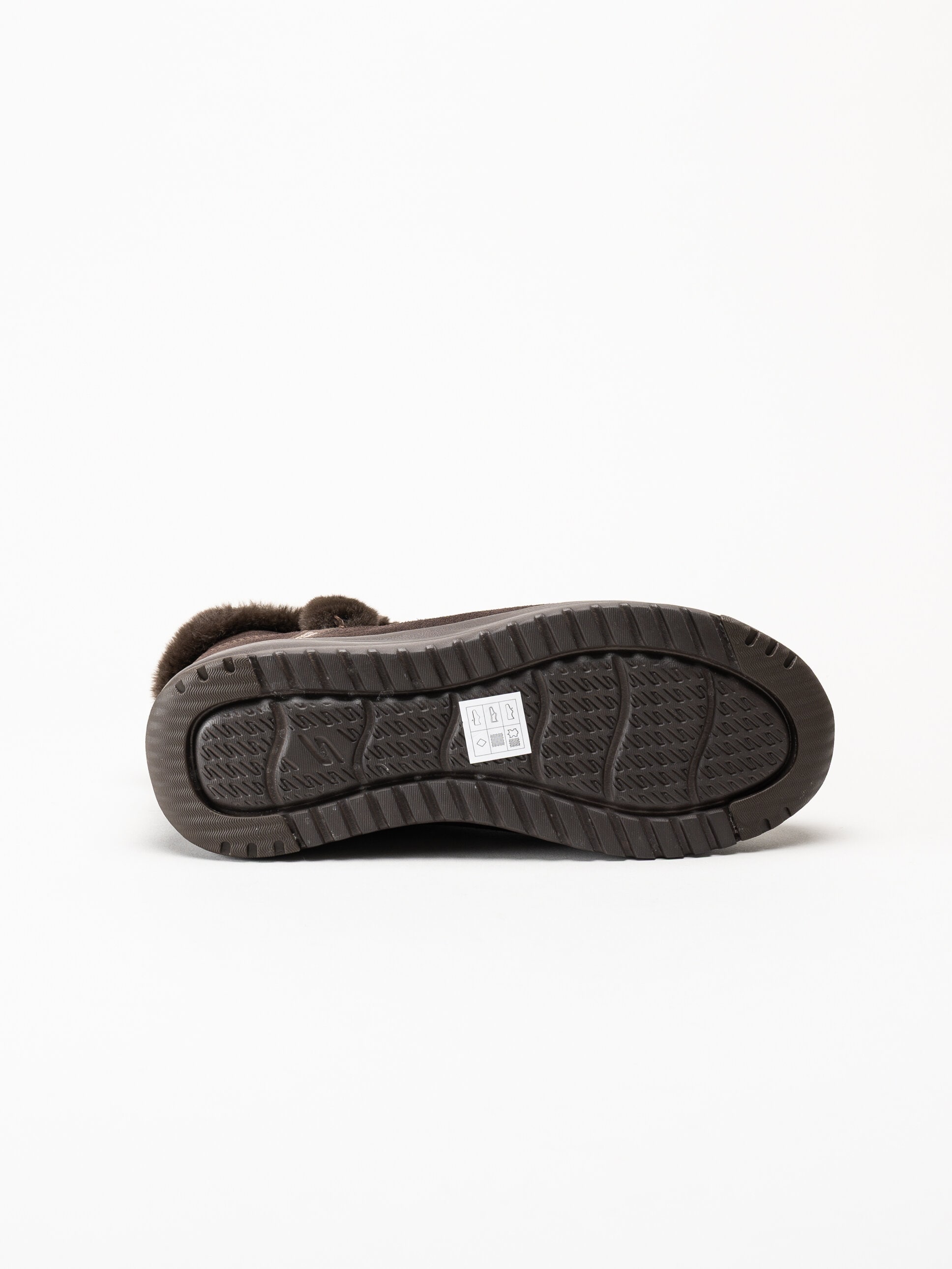 Skechers - On-The-Go Stellar - Mörkbruna boots i mocka