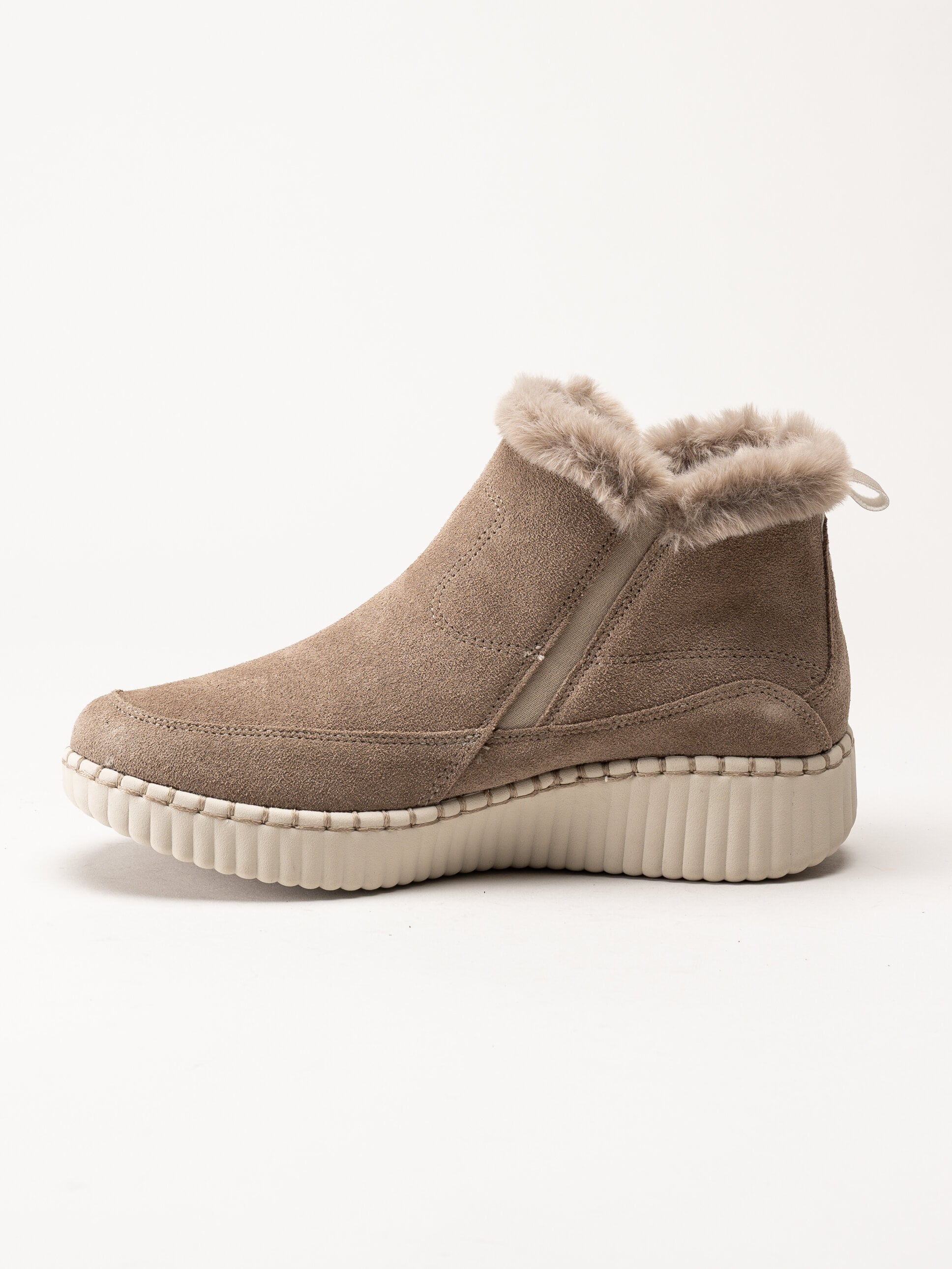 Skechers - Wilshire Blvd - Fresh Zip - Beige fodrade boots