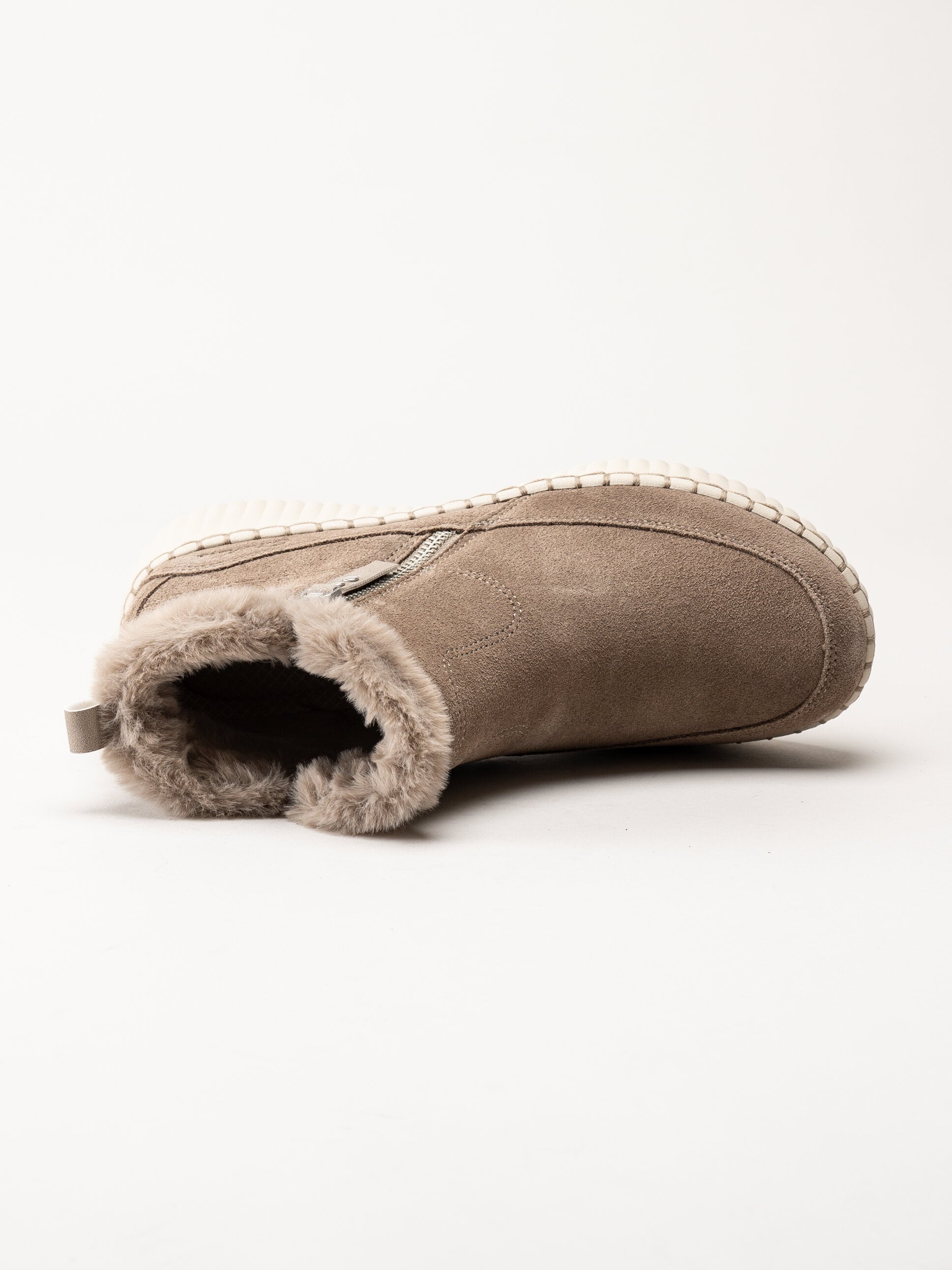 Skechers - Wilshire Blvd - Fresh Zip - Beige fodrade boots