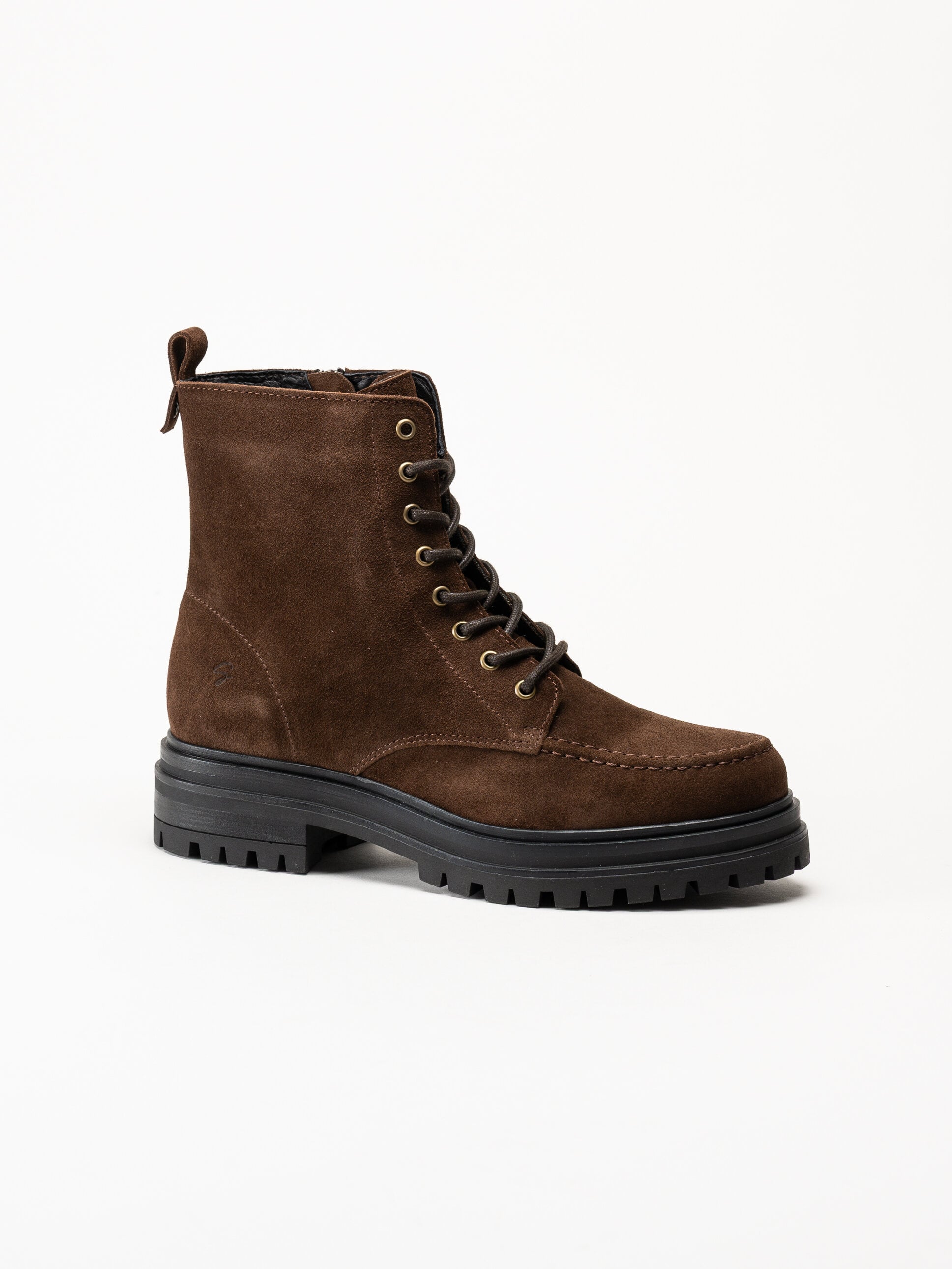 Shoedesign Copenhagen - Aspen Lace S - Mörkbruna snökänga i mocka
