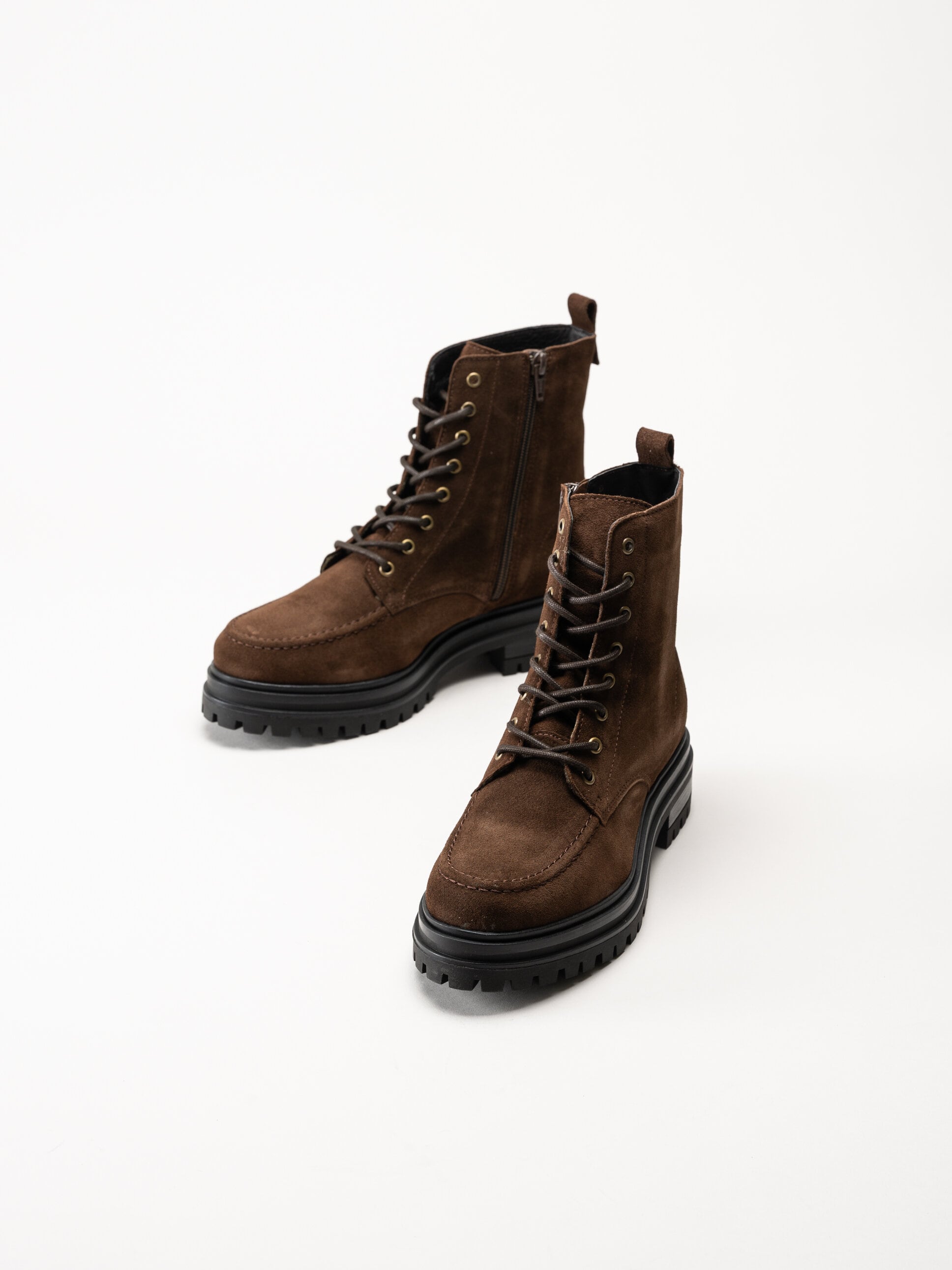 Shoedesign Copenhagen - Aspen Lace S - Mörkbruna snökänga i mocka