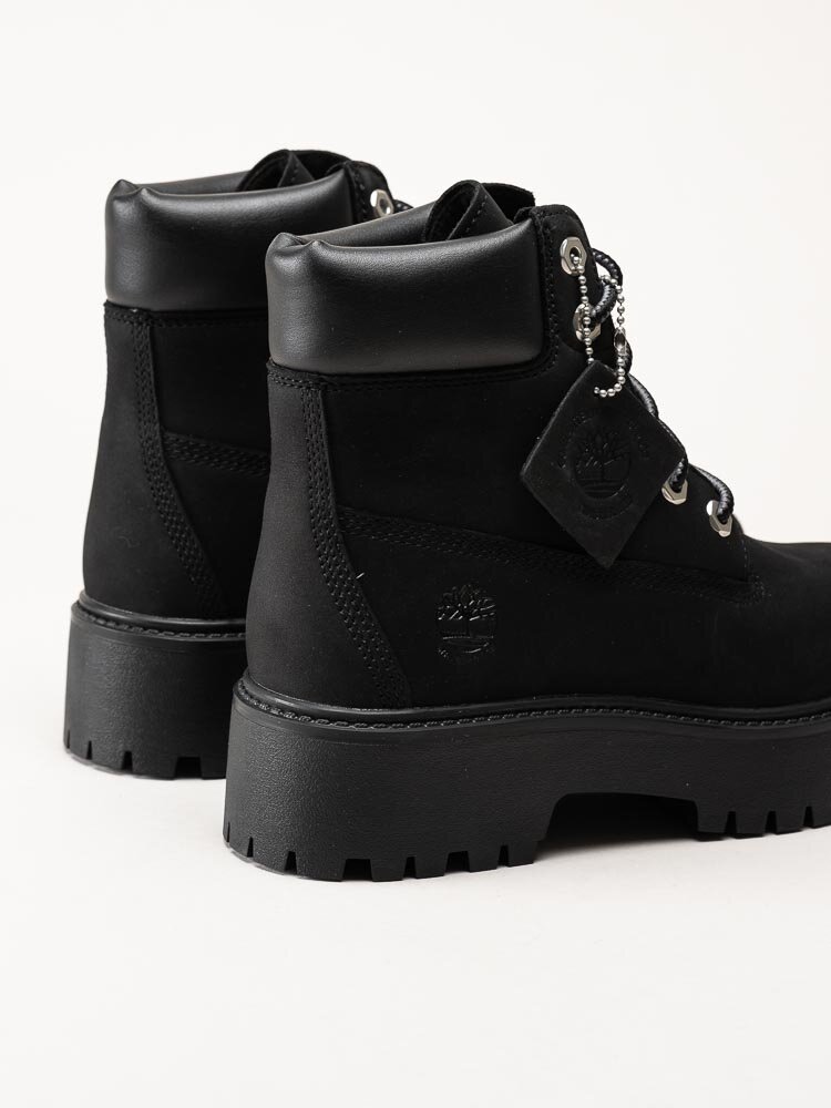 Timberland - Stone Street - Svarta platåkängor i nubuck