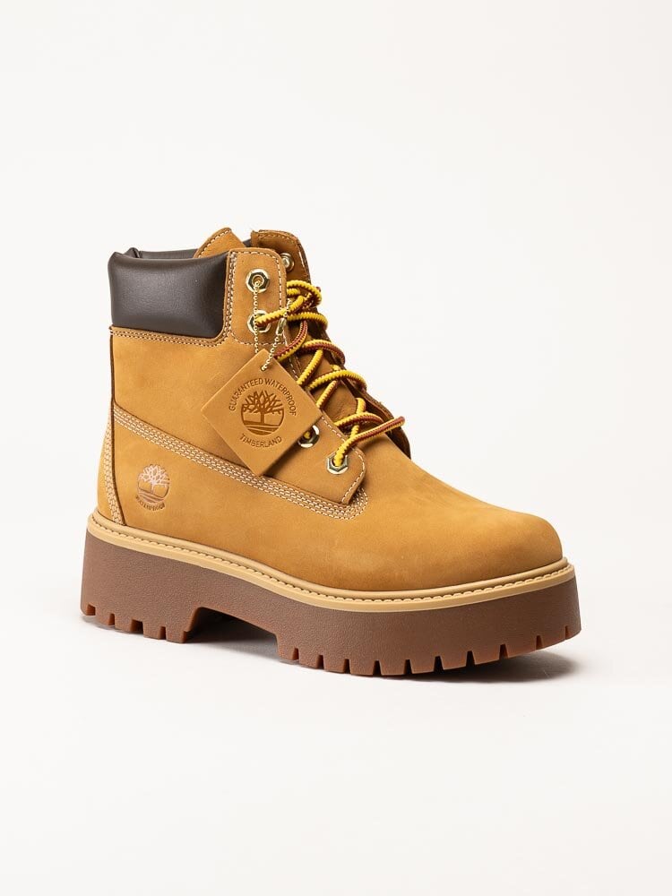 Timberland - Stone Street - Gula platåkängor i nubuck