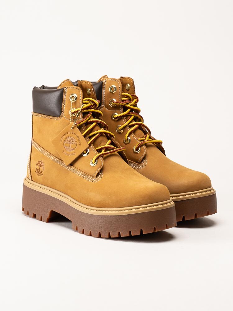Timberland - Stone Street - Gula platåkängor i nubuck
