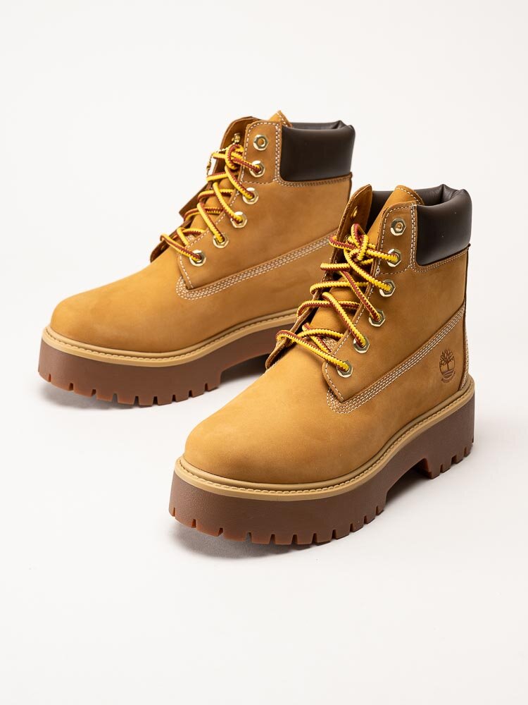 Timberland - Stone Street - Gula platåkängor i nubuck