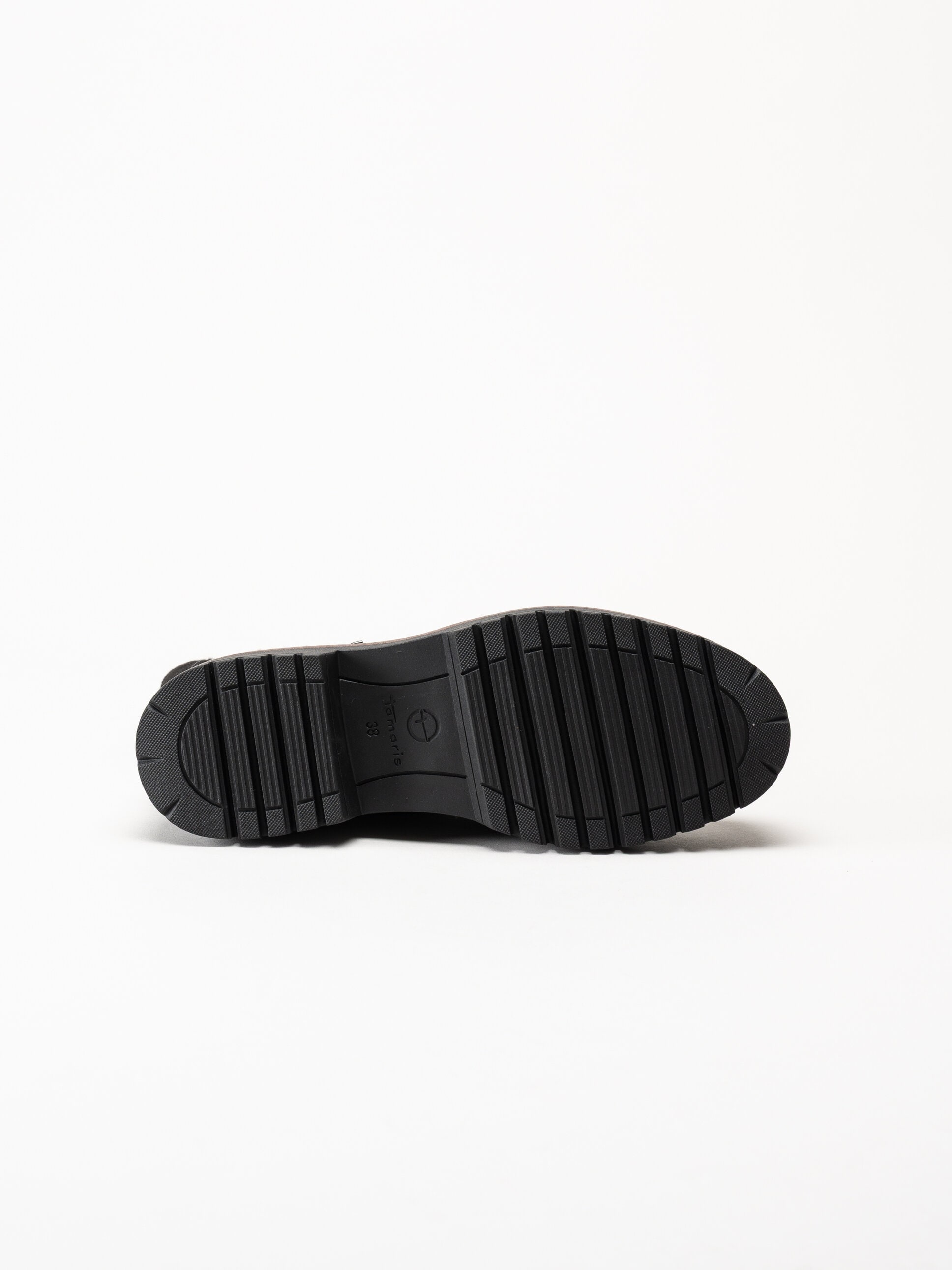 Tamaris - Svarta fodrade bikerboot