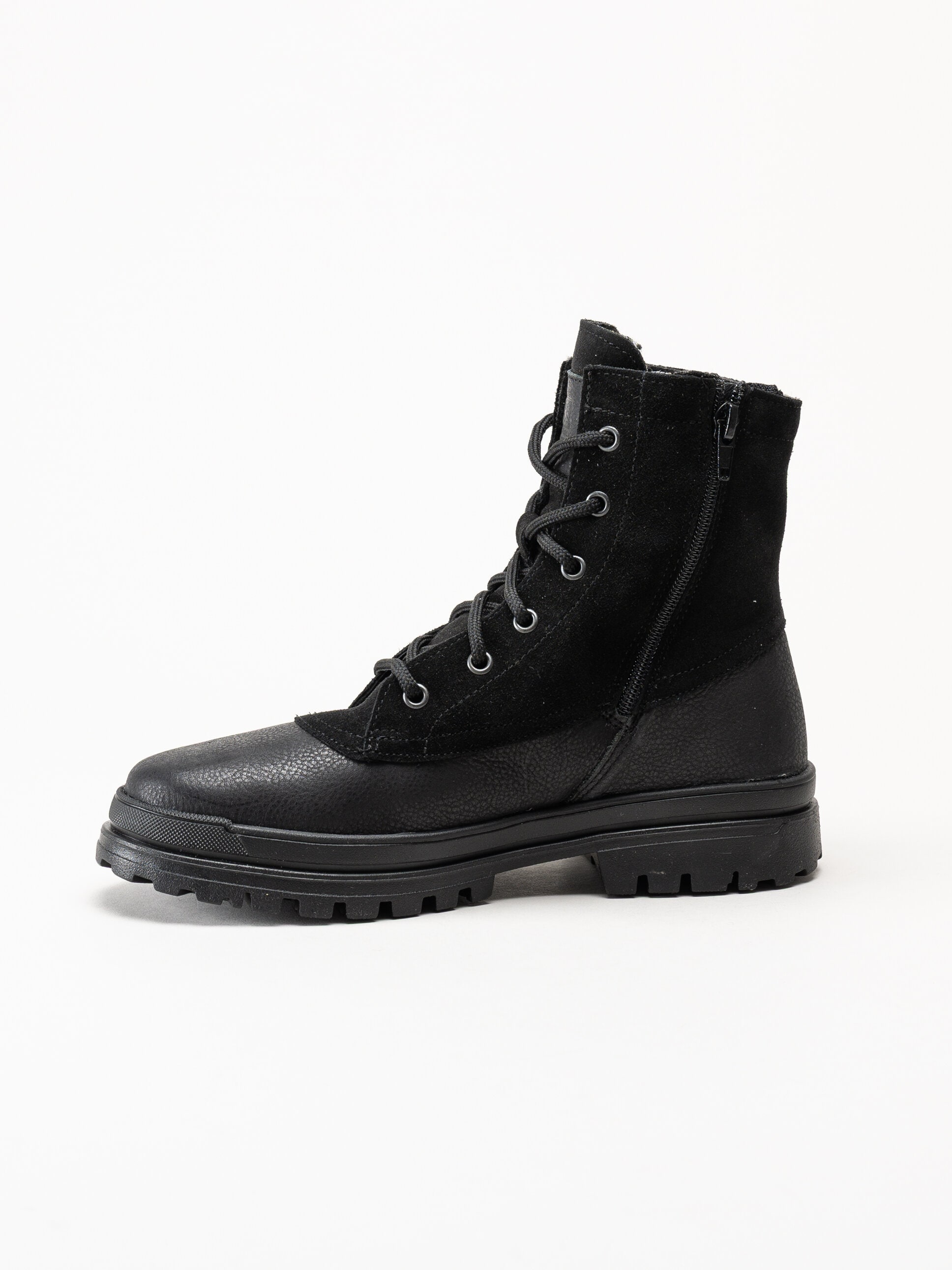 Axelda - Aosta WP - Svarta broddkängor i mocka