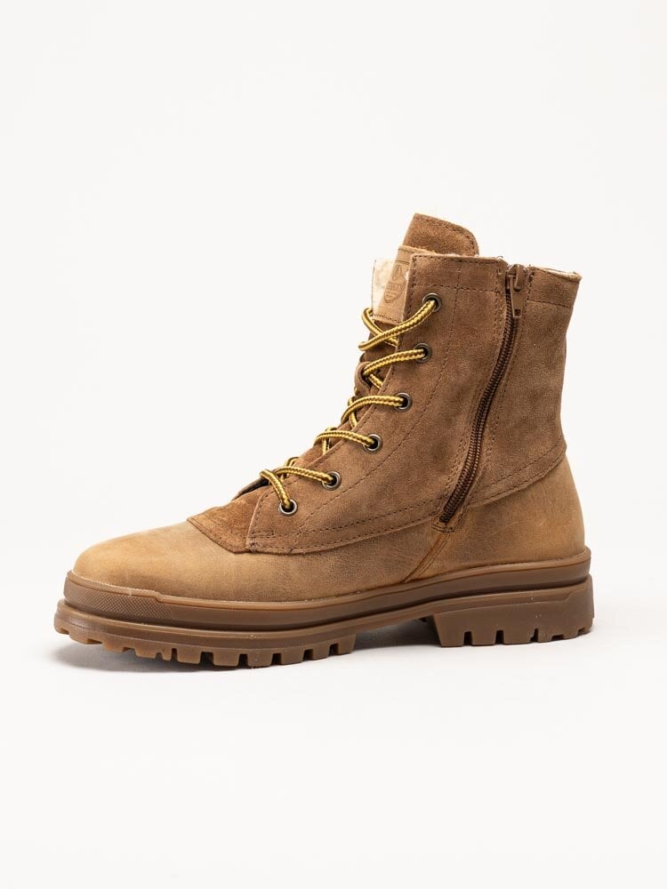 Axelda - Aosta WP - Ljusbruna broddkängor i mocka