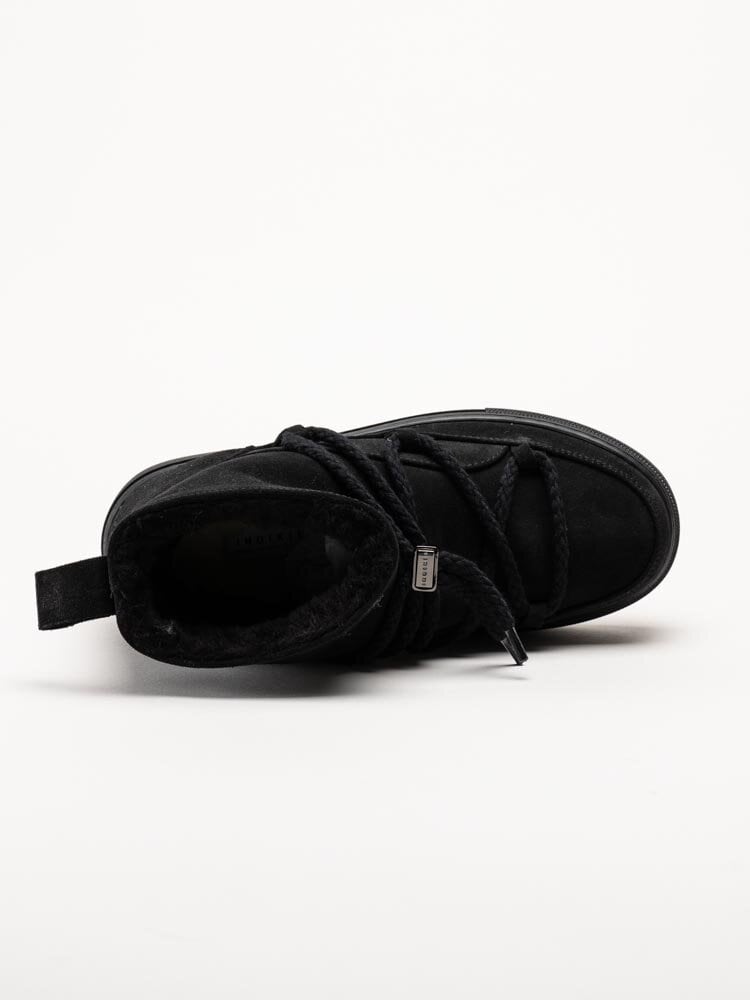Inuikii - Classic Low - Svarta låga mocka boots