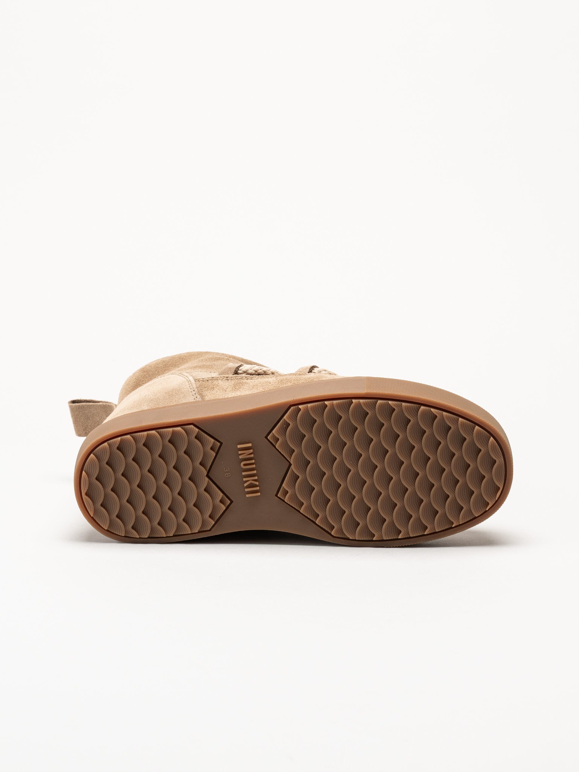 Inuikii - Classic Low - Beige fodrade boots i mocka