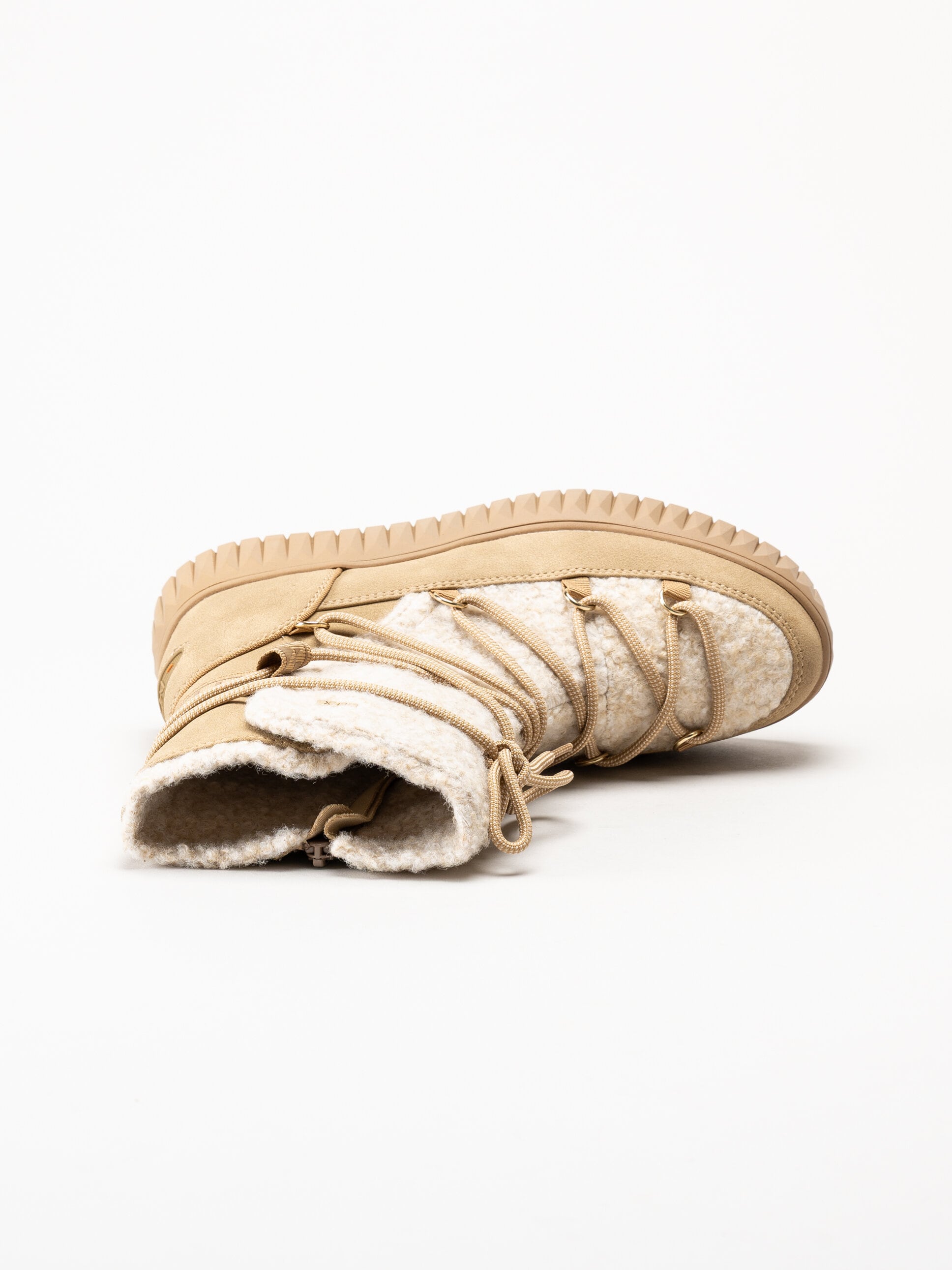 Marco Tozzi - Beige fodrade boots