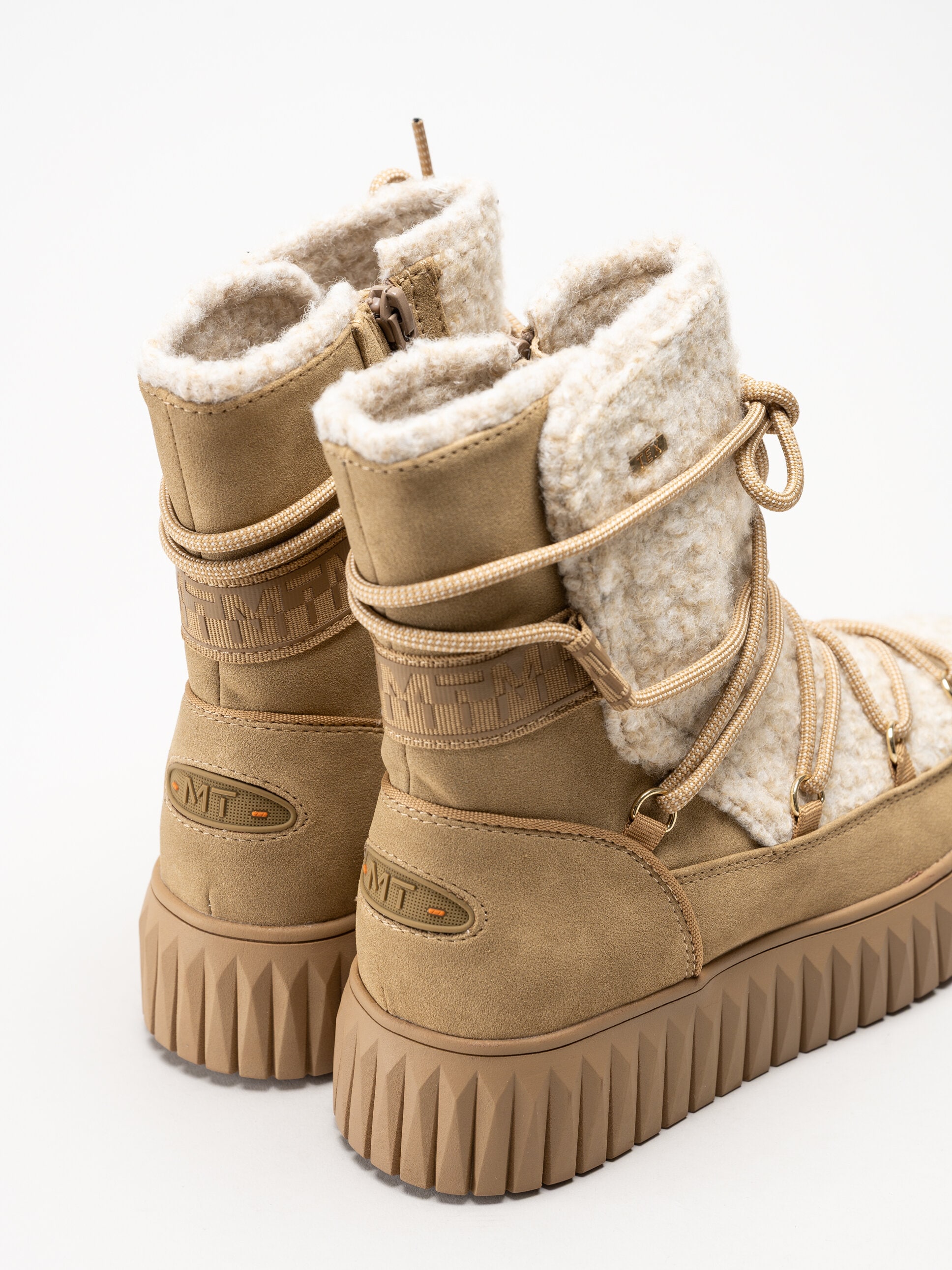 Marco Tozzi - Beige fodrade boots