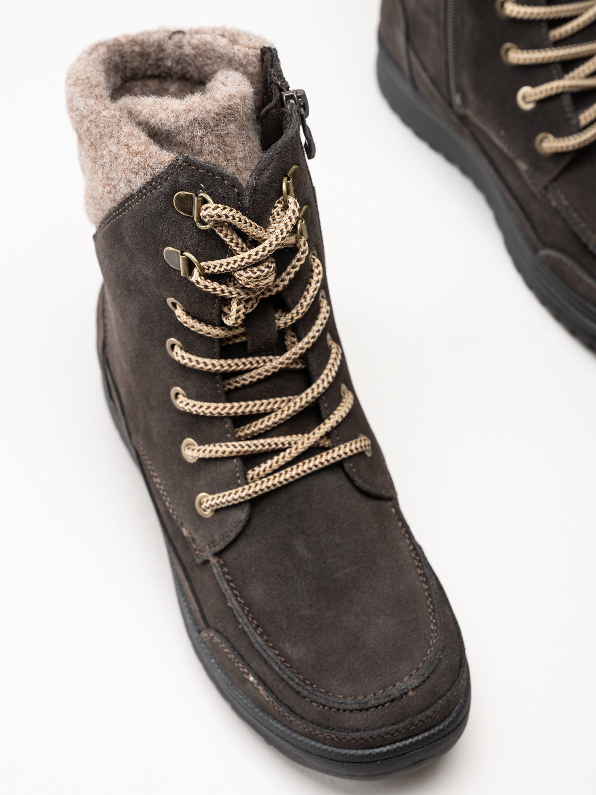 Wildflower - Erith - Bruna fodrade kängor i mocka