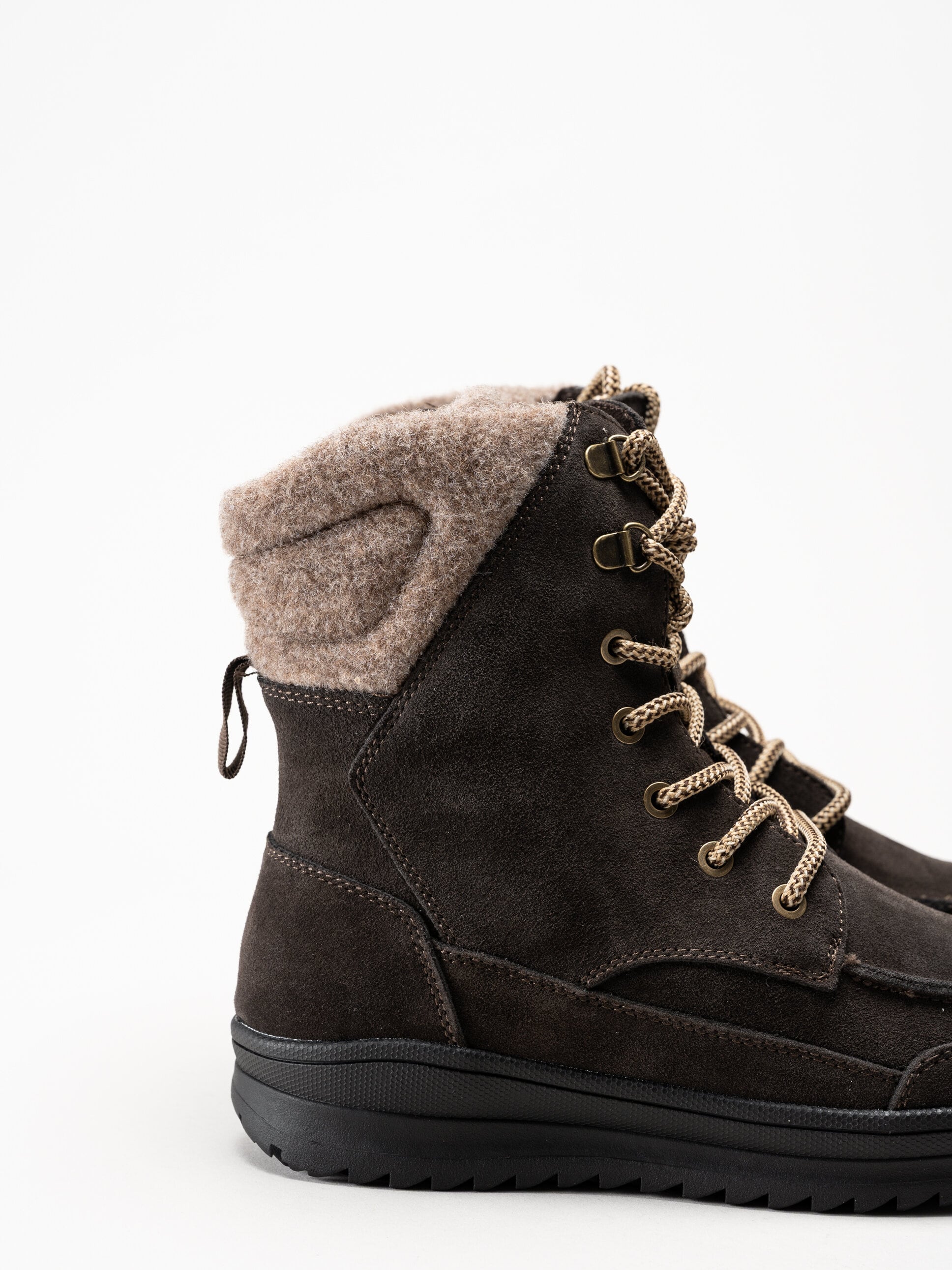 Wildflower - Erith - Bruna fodrade kängor i mocka