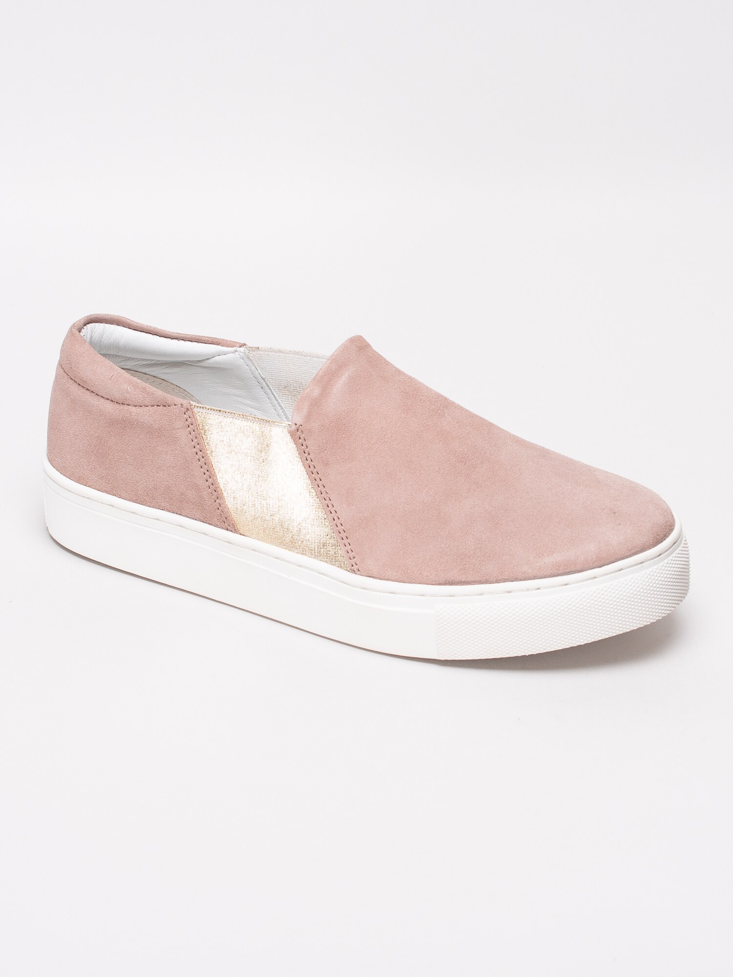 08191019 Copenhagen Shoes Brave CS1769-147 rosa slip ons sneakers med guldresår-1