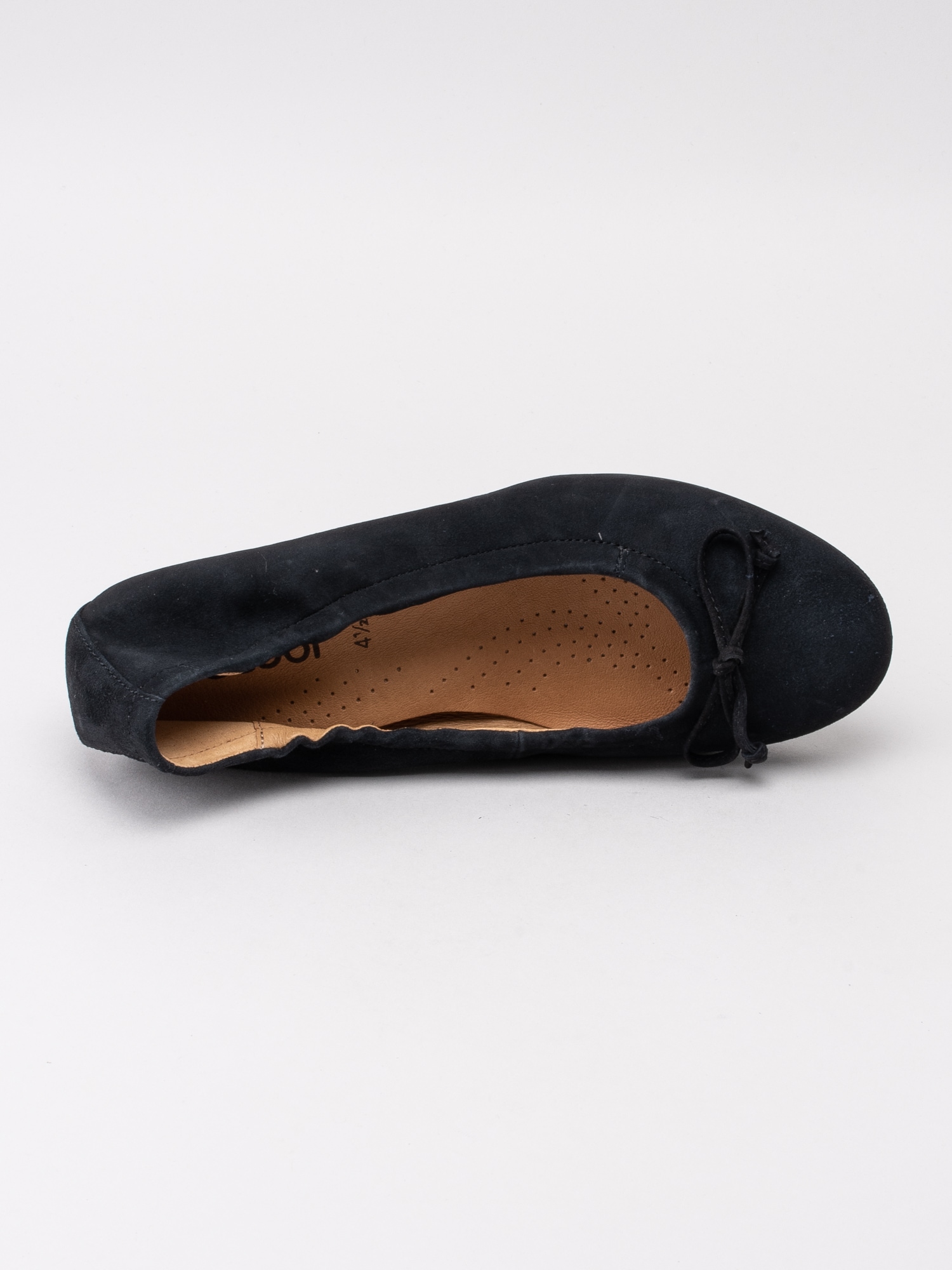 08191040 Gabor 24.120-16 mörkblå ballerinas med resårhäl-4