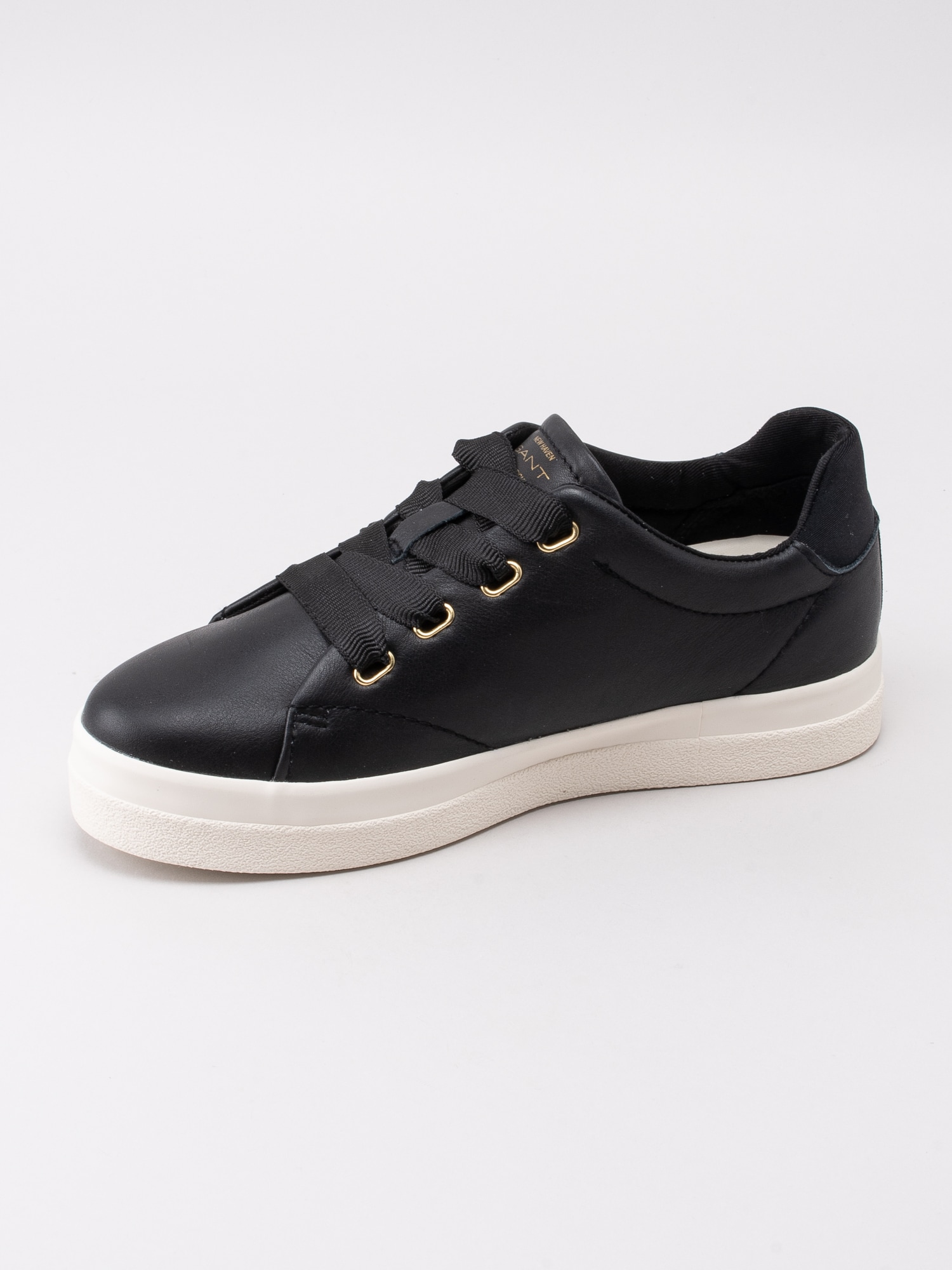 08191047 Gant Aurora 18531433-G00 svarta sneakers med platå-2