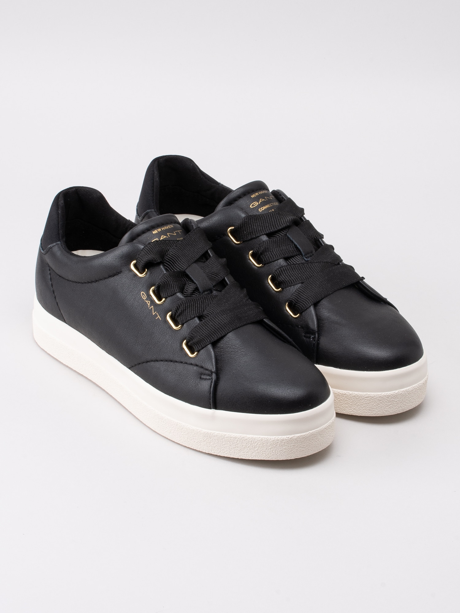 08191047 Gant Aurora 18531433-G00 svarta sneakers med platå-3