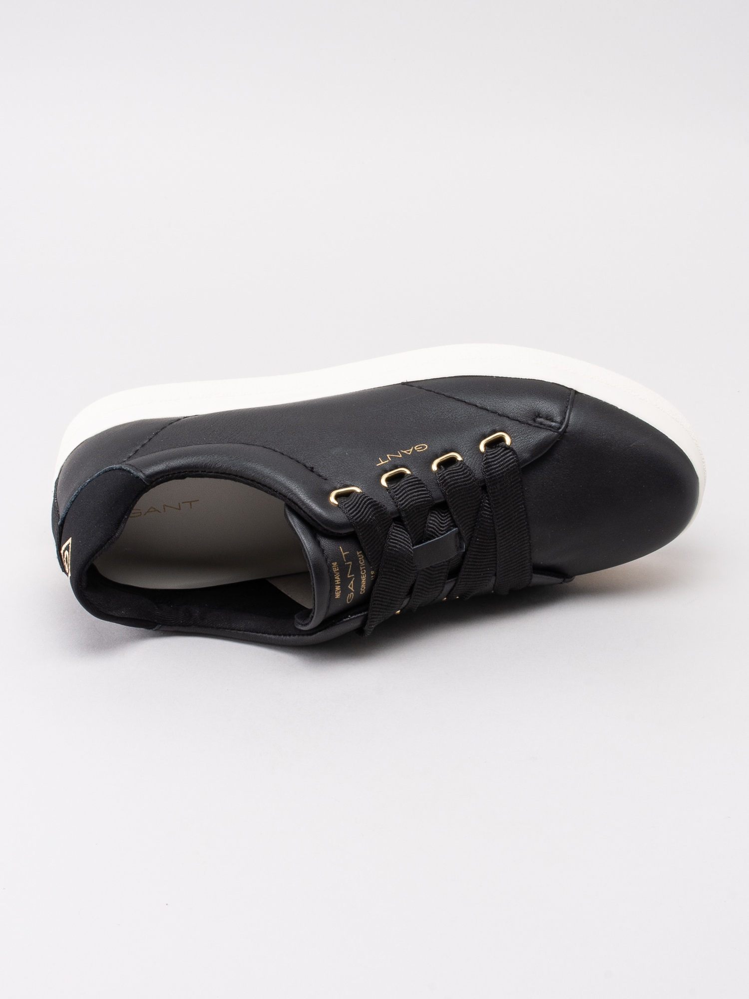 08191047 Gant Aurora 18531433-G00 svarta sneakers med platå-5
