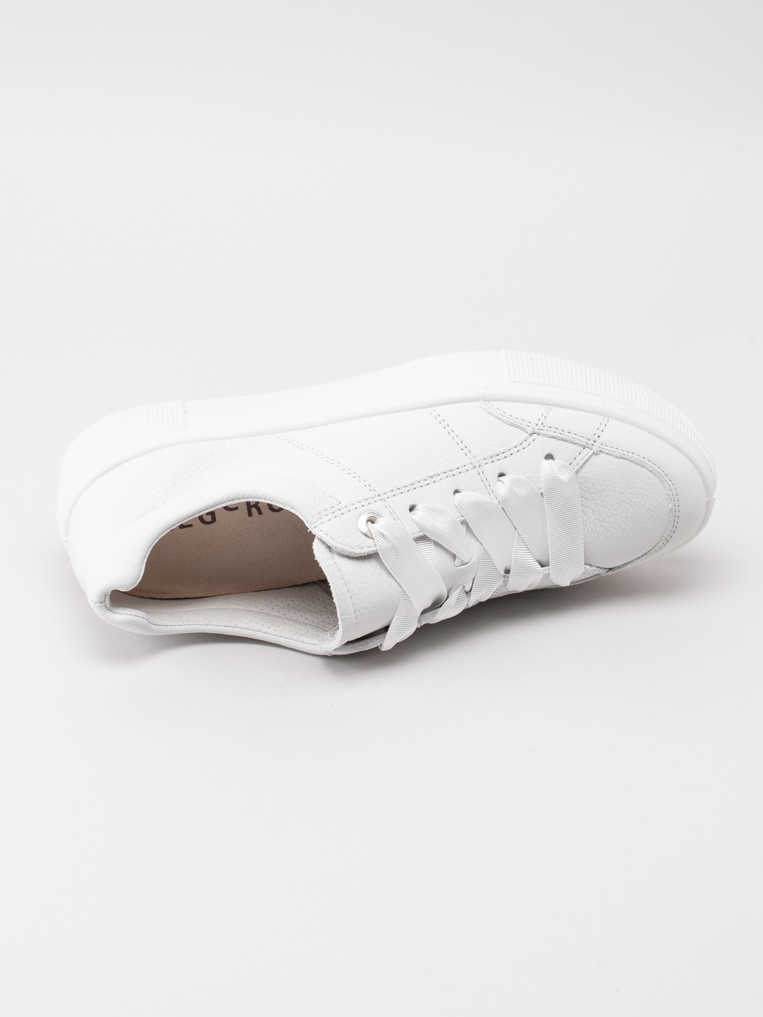 08191056 Legero Lima 00910-10 vita sneakers med satinband-4