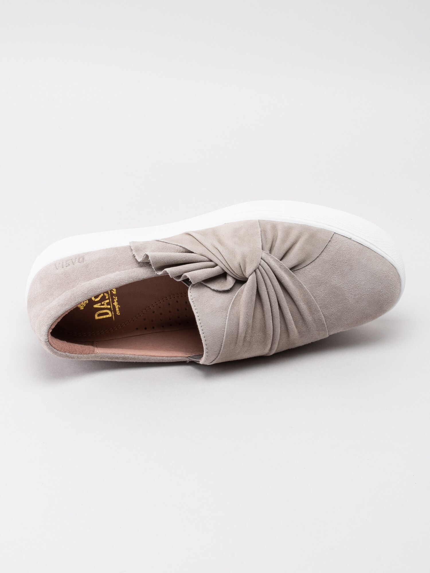08191070 Dasia Starlily Bow 1085143 beige slip on sneakers med knut-5