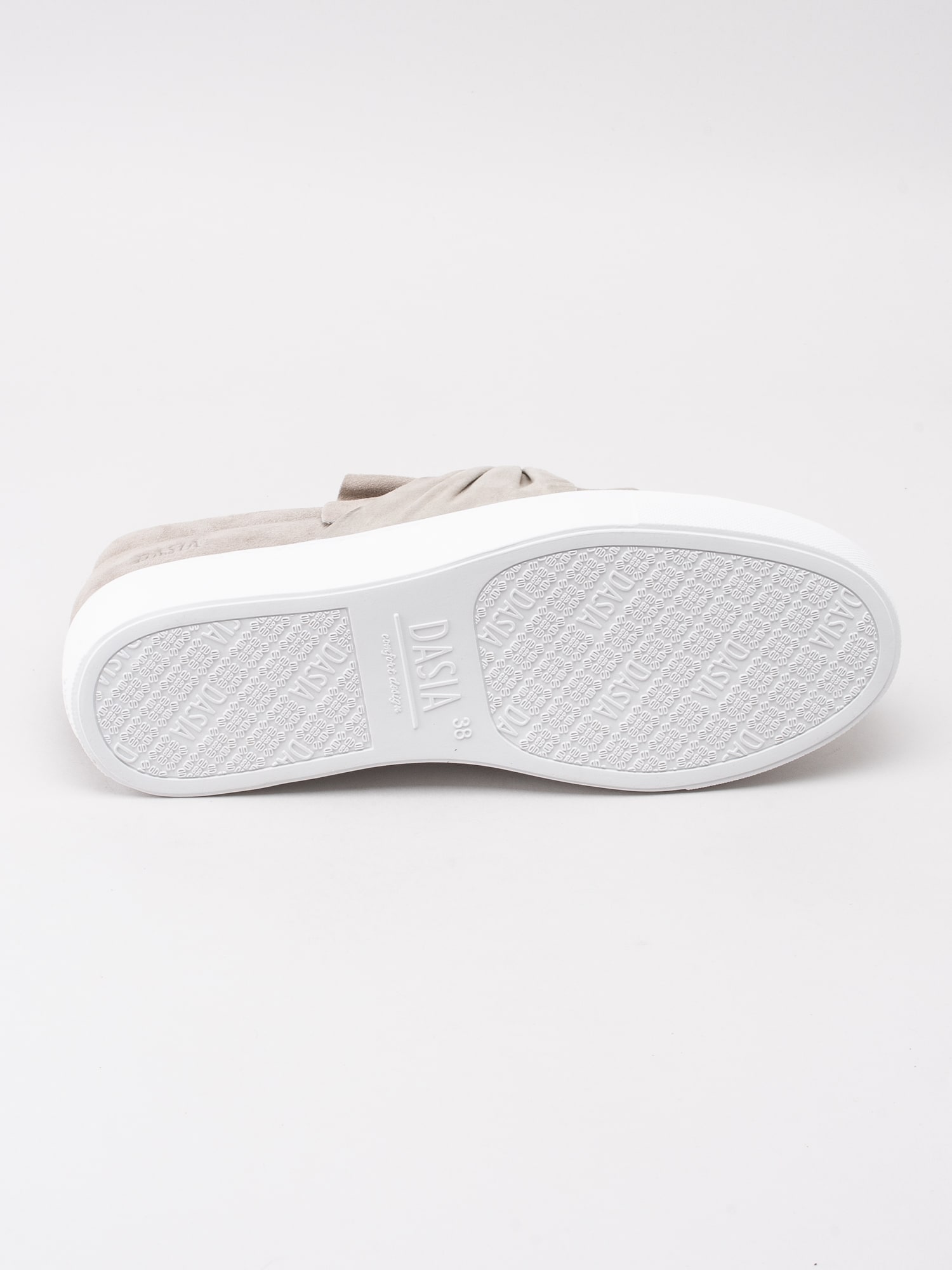 08191070 Dasia Starlily Bow 1085143 beige slip on sneakers med knut-6
