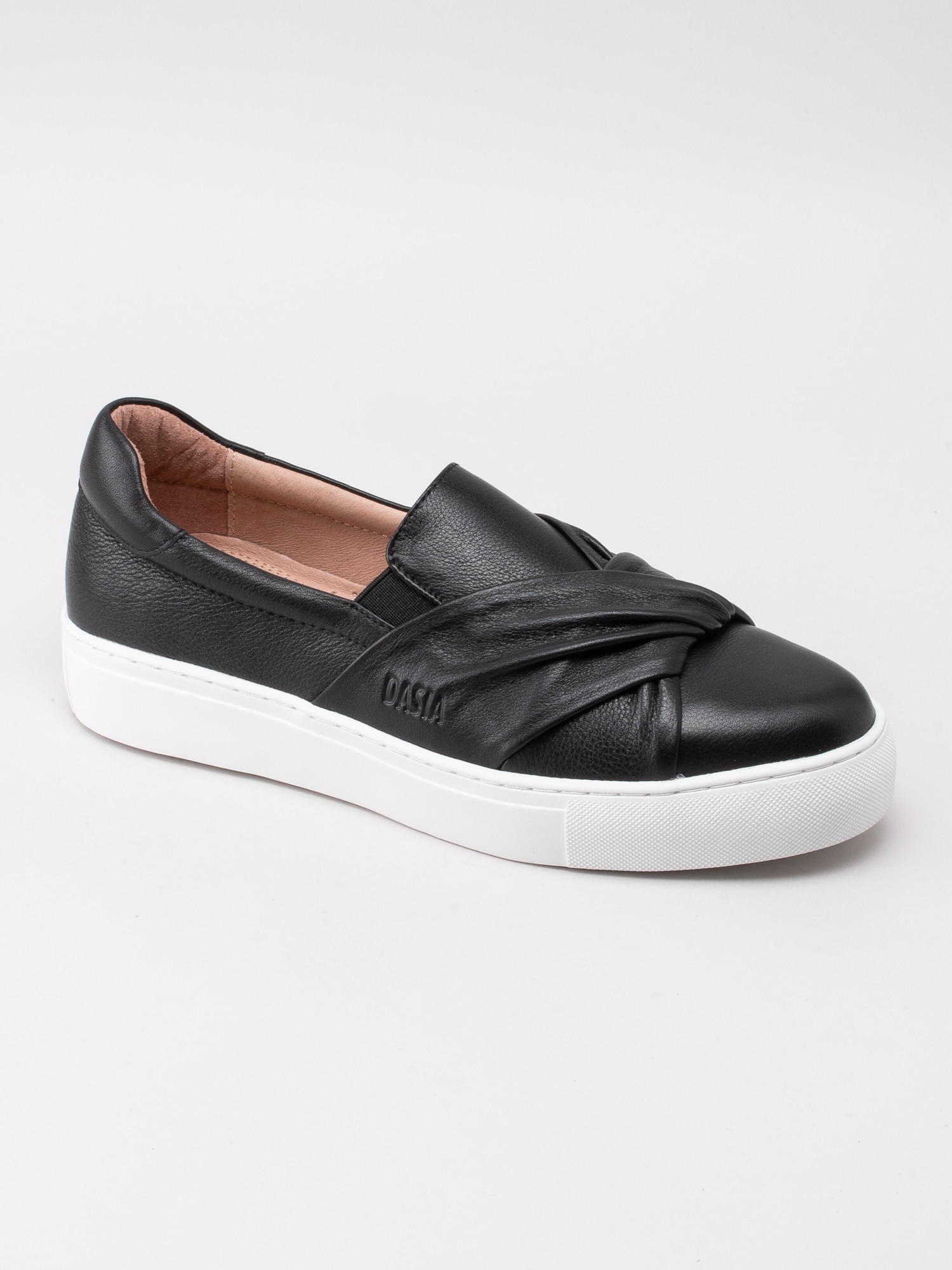 08191077 Dasia Starlily Strap 1085164-BLACK svarta slip on sneakers med knut-1