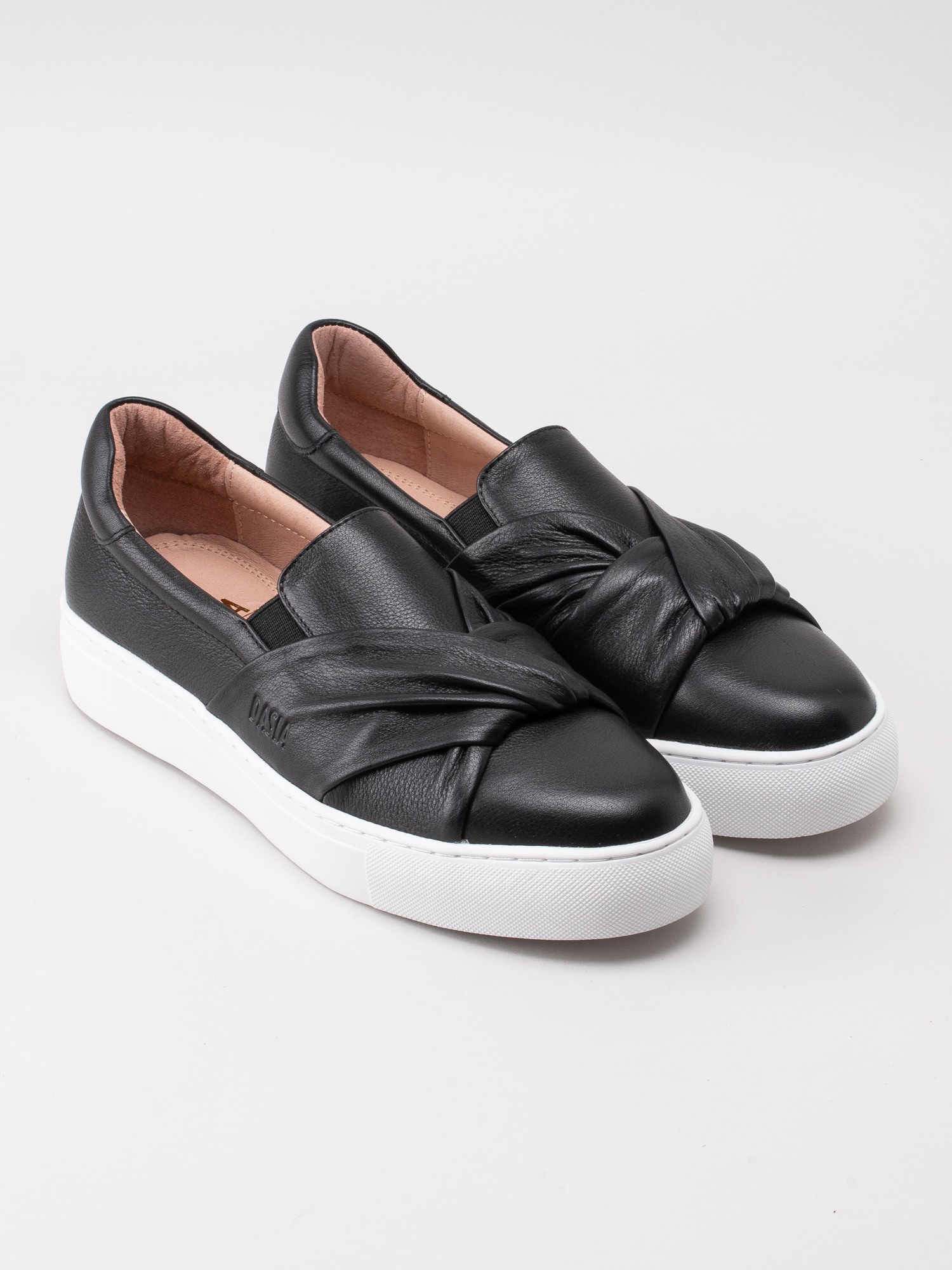 08191077 Dasia Starlily Strap 1085164-BLACK svarta slip on sneakers med knut-3