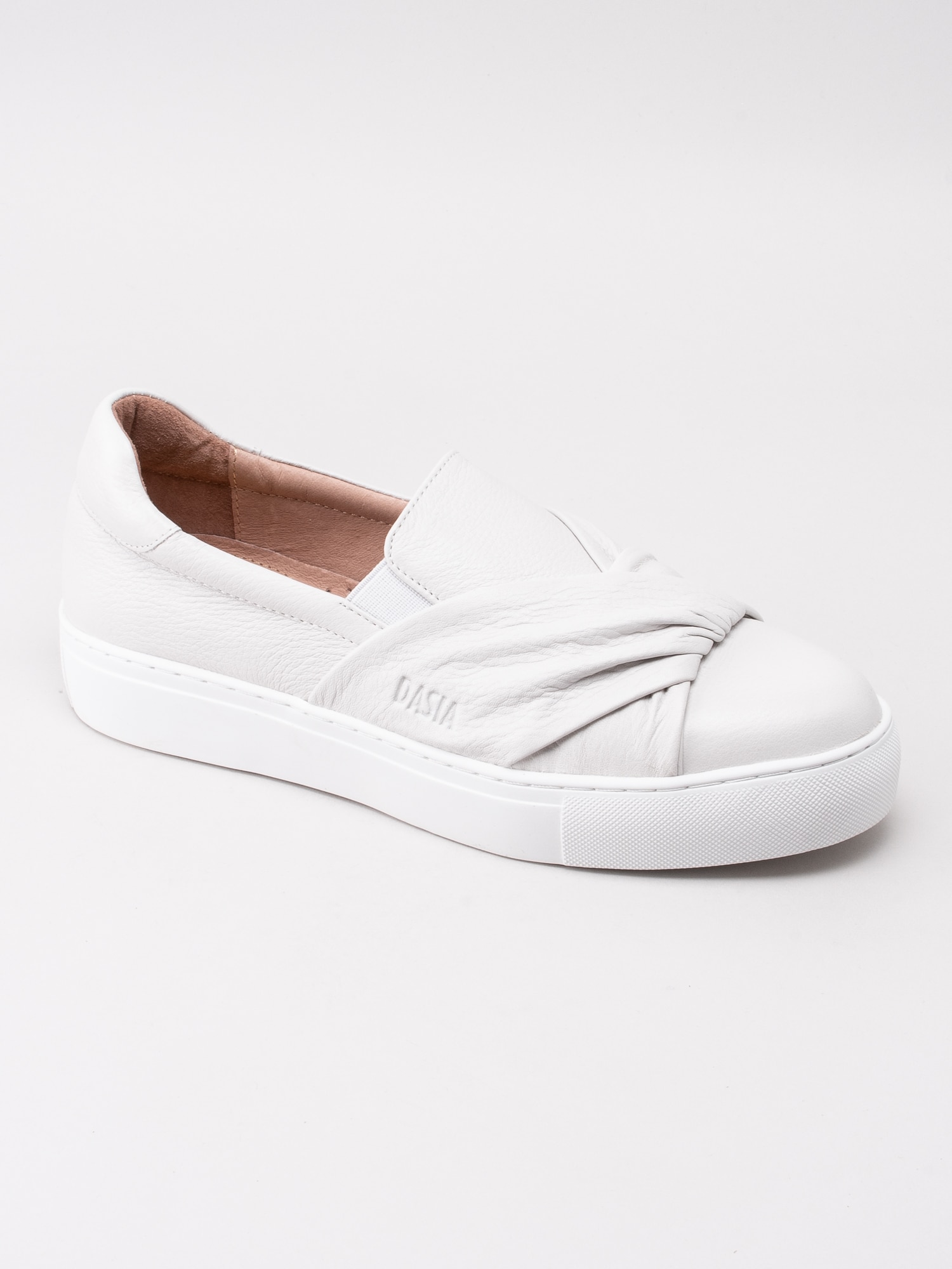 08191078 Dasia Starlily Strap 1085166-WHITE vita slip on sneakers med knut-1