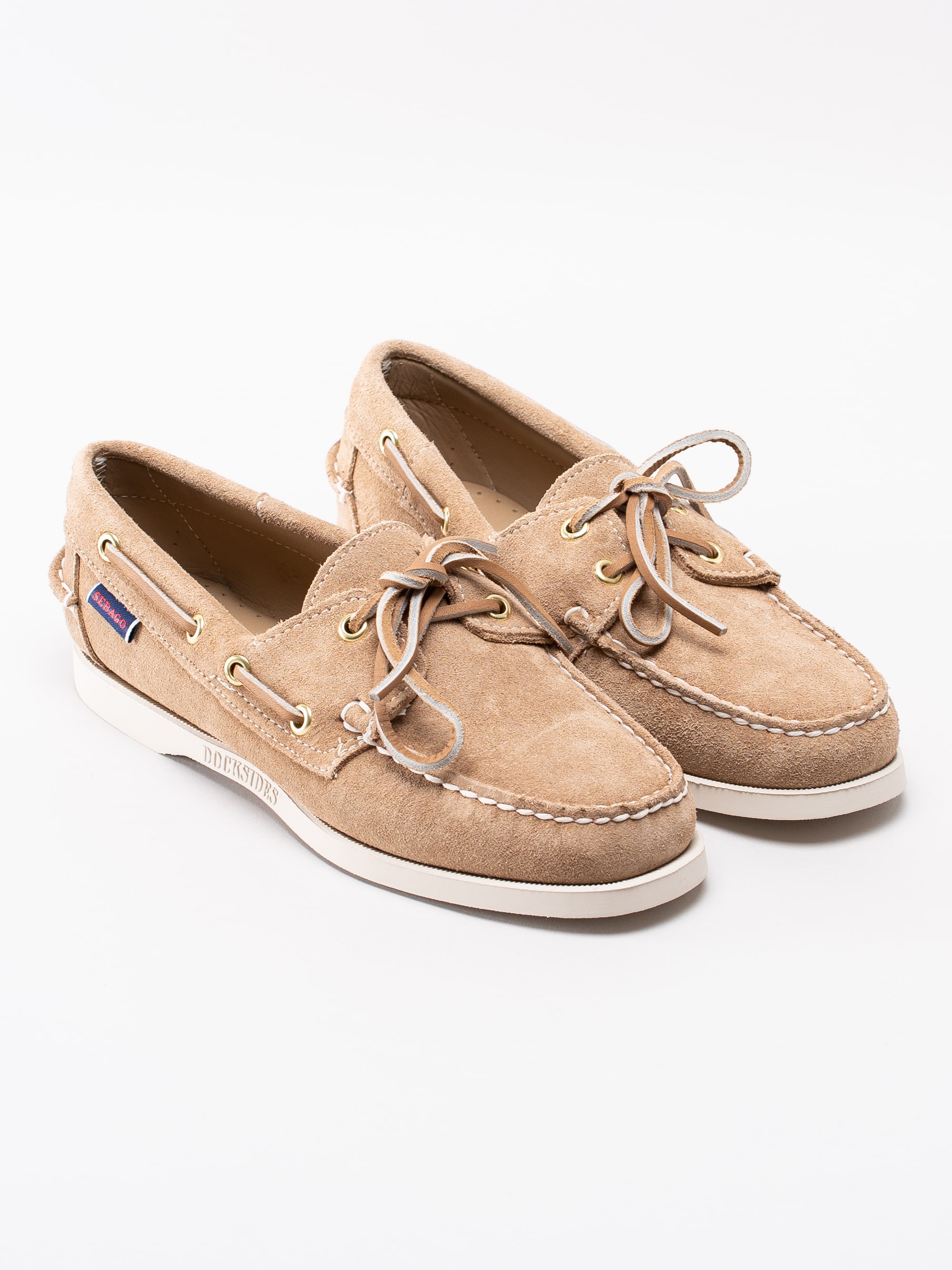 08191167 Sebago Docksides Portland 7000510906-B16 beige seglarskor för dam-3