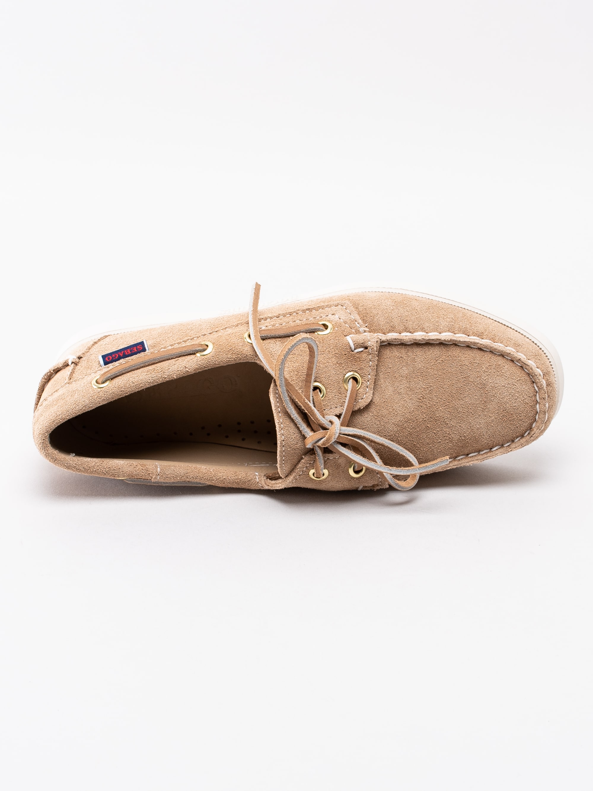 08191167 Sebago Docksides Portland 7000510906-B16 beige seglarskor för dam-4