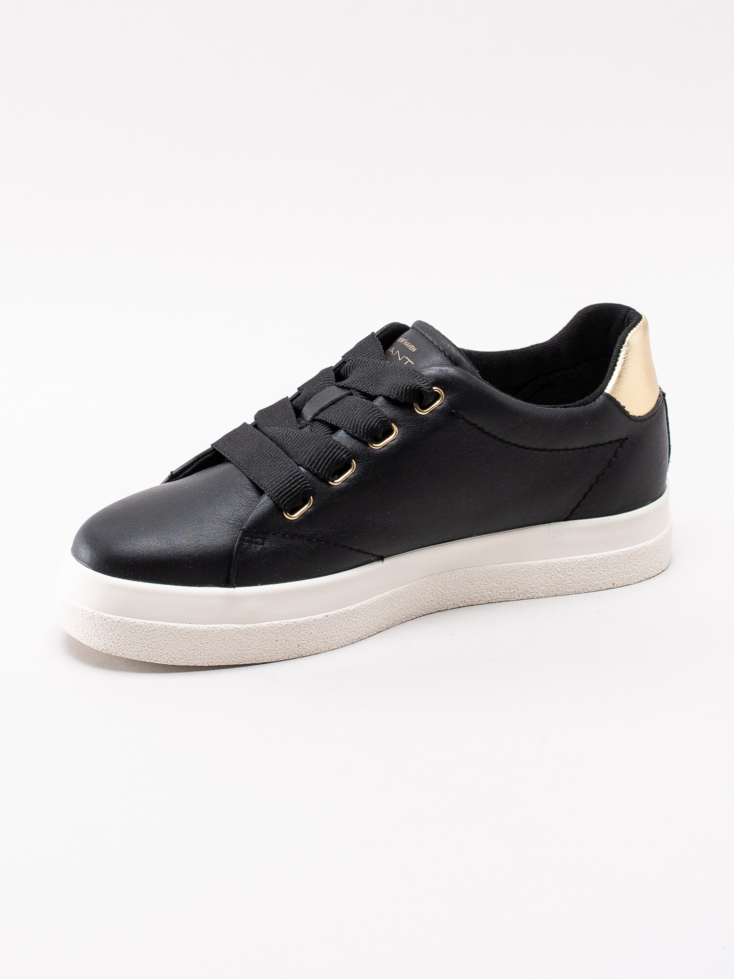 08193016 Gant Aurora 19531861G10-G00 svarta sneakers med gulddetaljer-2