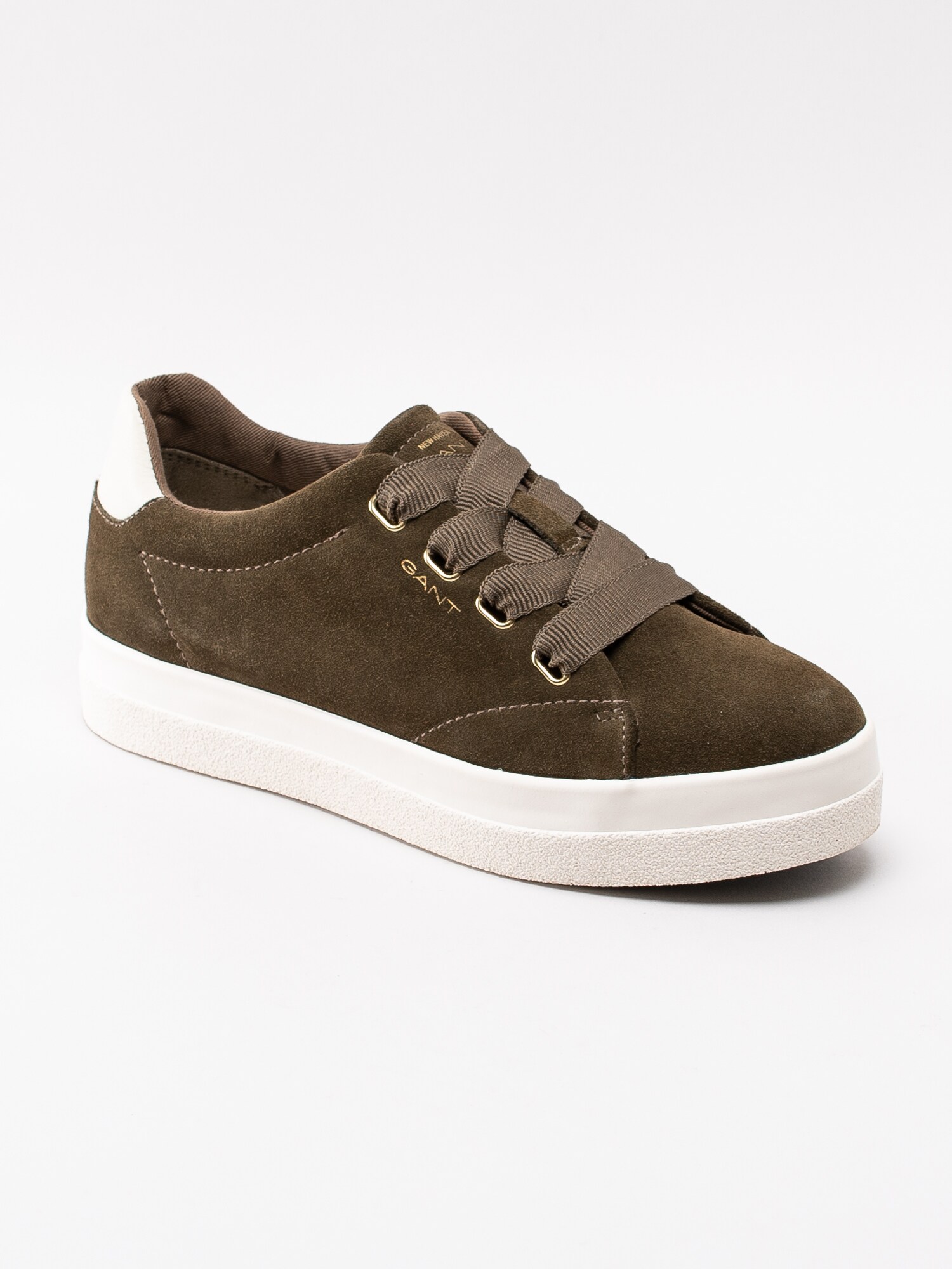 08193017 Gant Aurora 19533862G305-G71 mossgröna sneakers med platå-1