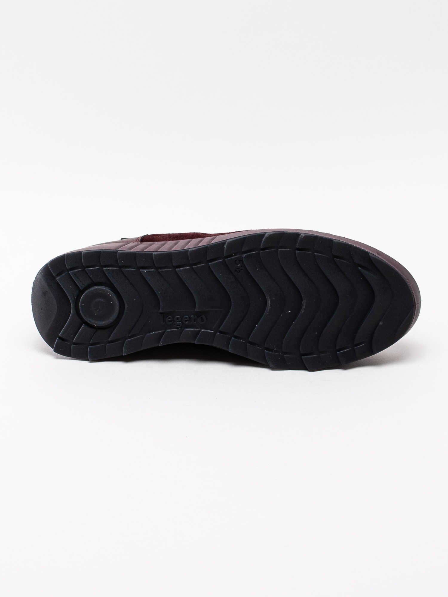 08193023 Legero Essence GTX 09641-59 mörkröda Gore-Tex sneakers i mocka med zip-5