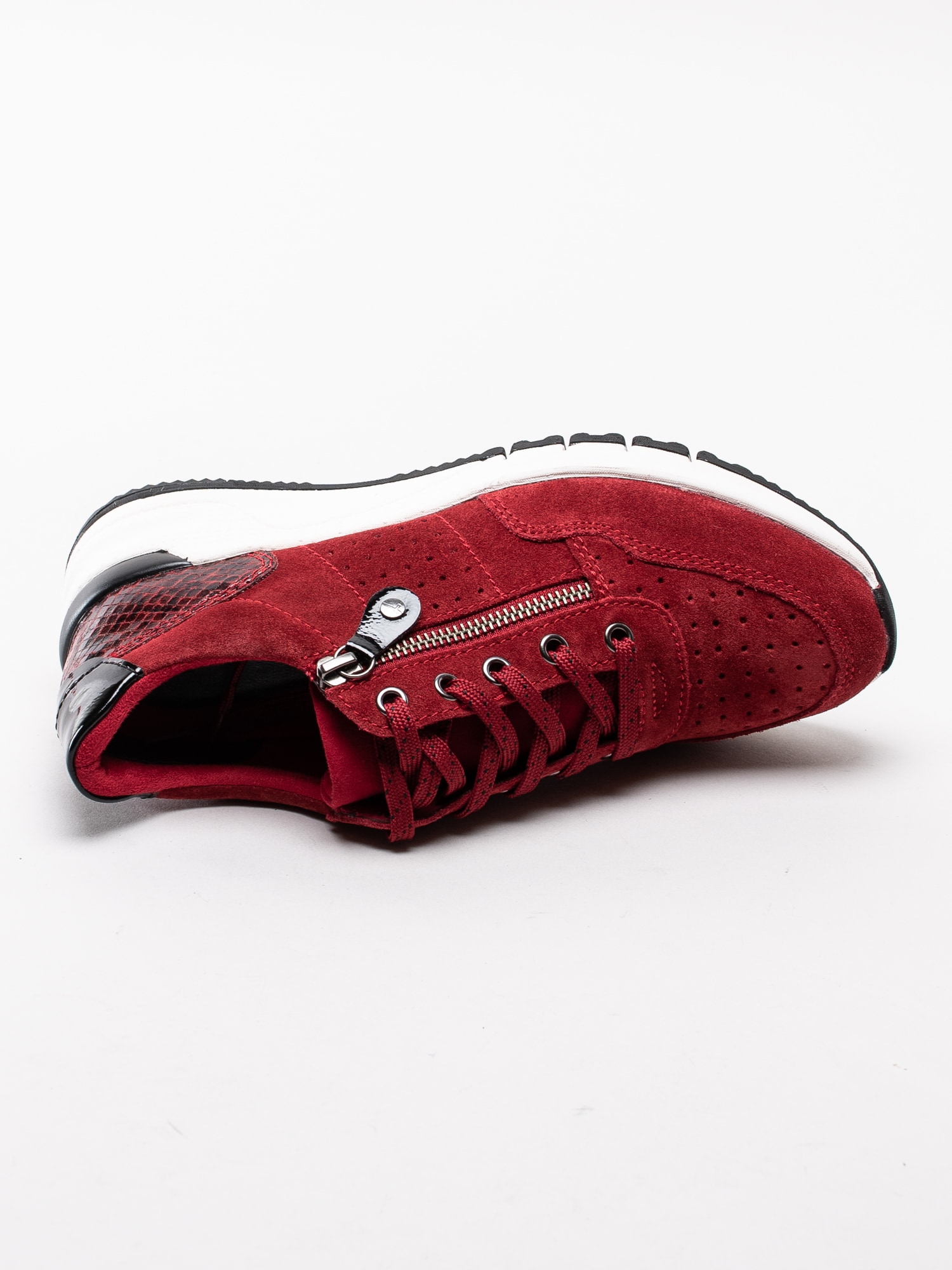 08193041 Tamaris 1-23727-23-559 röda sneakers med zip-4