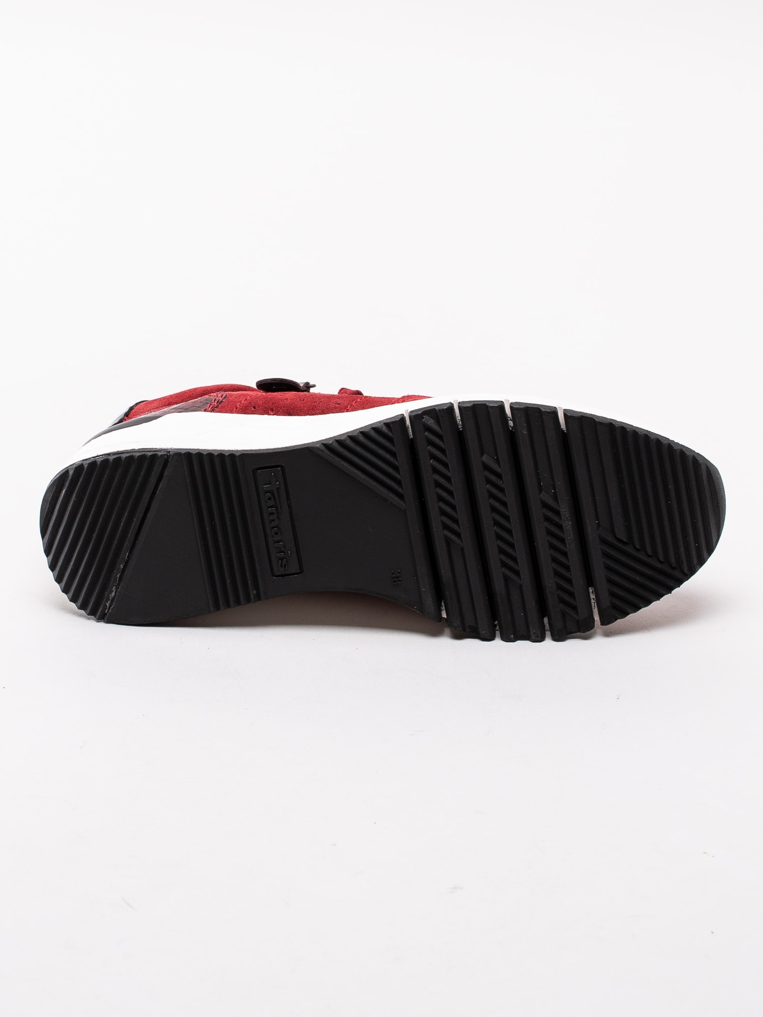 08193041 Tamaris 1-23727-23-559 röda sneakers med zip-5
