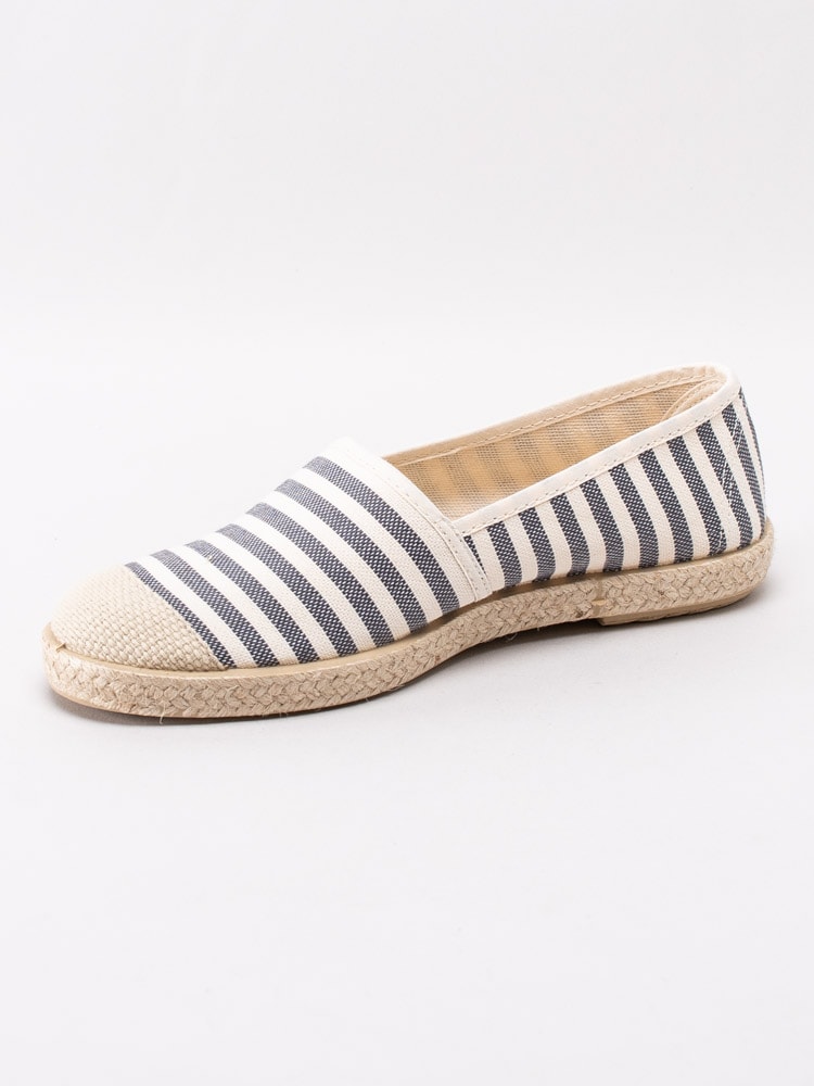 08201011 Copenhagen Shoes Florence 20 Stripes CS5050-001 Vitblå randiga espadrillos-2