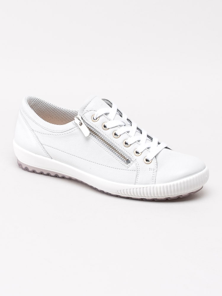 08201056 Legero Tanaro 4.0 00818-10 Vita sneakers i skinn med snörning och zip-1