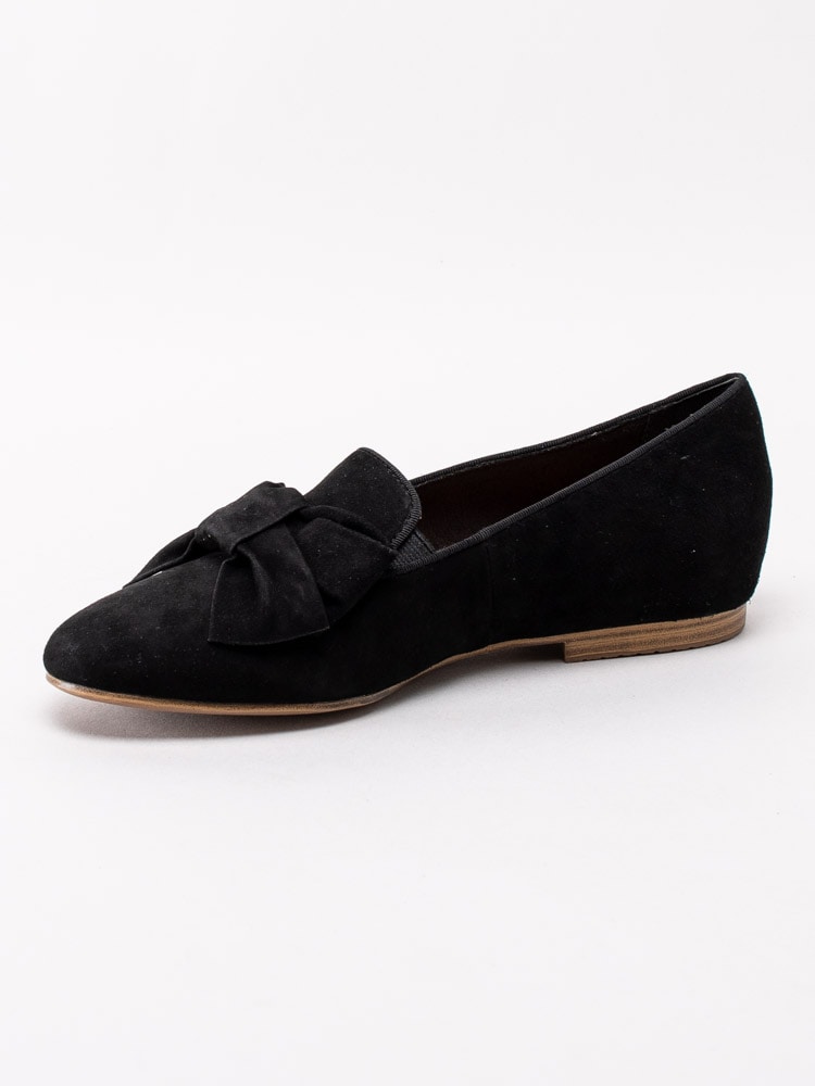 08201131 Tamaris 1-24229-24-001 Svarta loafers med rosett-2