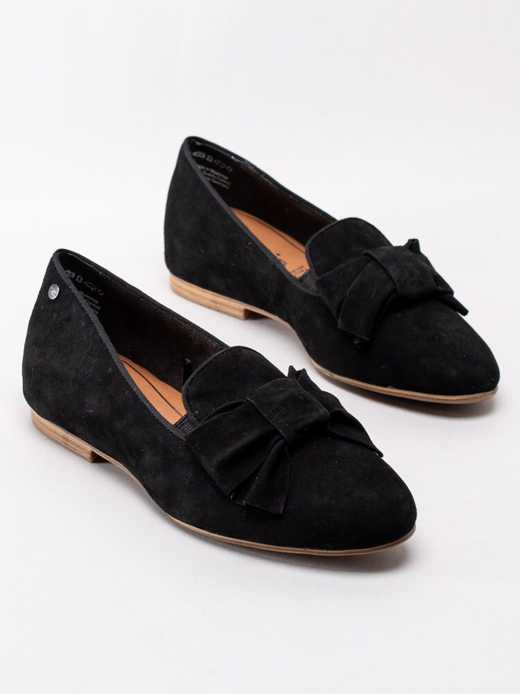 08201131 Tamaris 1-24229-24-001 Svarta loafers med rosett-6