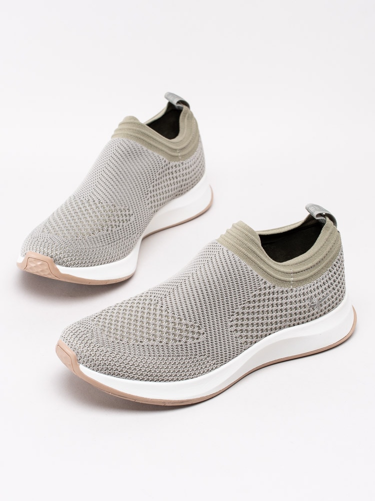 08201134 Tamaris Fashletics 1-24711-24-747 Gröna slip on sneakers i elastiskt textil-6