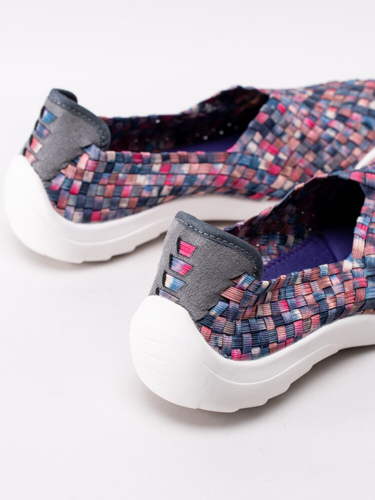 08201140 Rock Spring Inoko R125-95 Mörkblå flerfärgade resårskor som är tvättbara-7