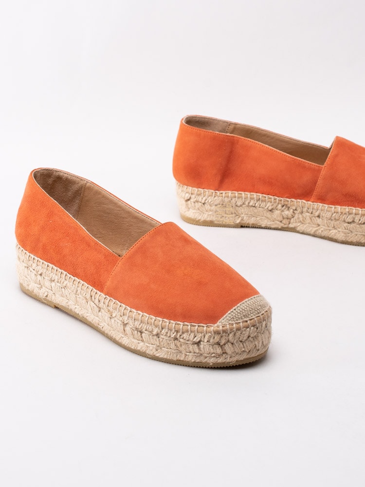 08201174 Kanna 20KV5019-CARMIN Orange espadrillos med platåsula-6