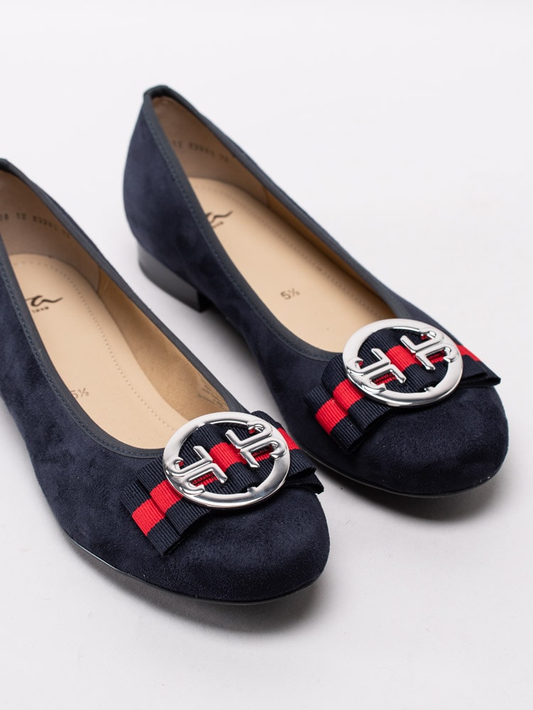 08201175 Ara Pisa 12-63361-72 Mörkblå ballerinaskor med smycke-6