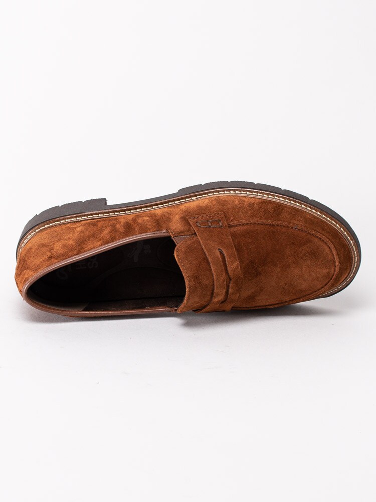 08203003 Ara Manchester Nuts Bruna loafers i mocka-4