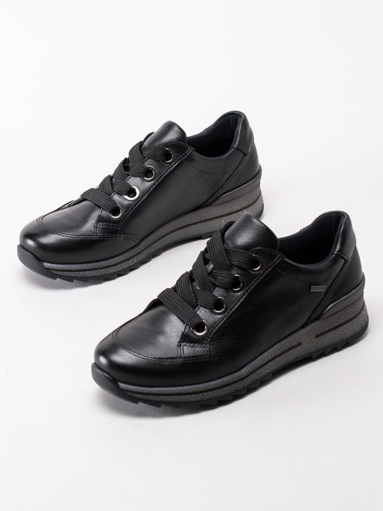 08203007 Ara Osaka 12-24528-01 Black Svarta promenadskor i skinn-6