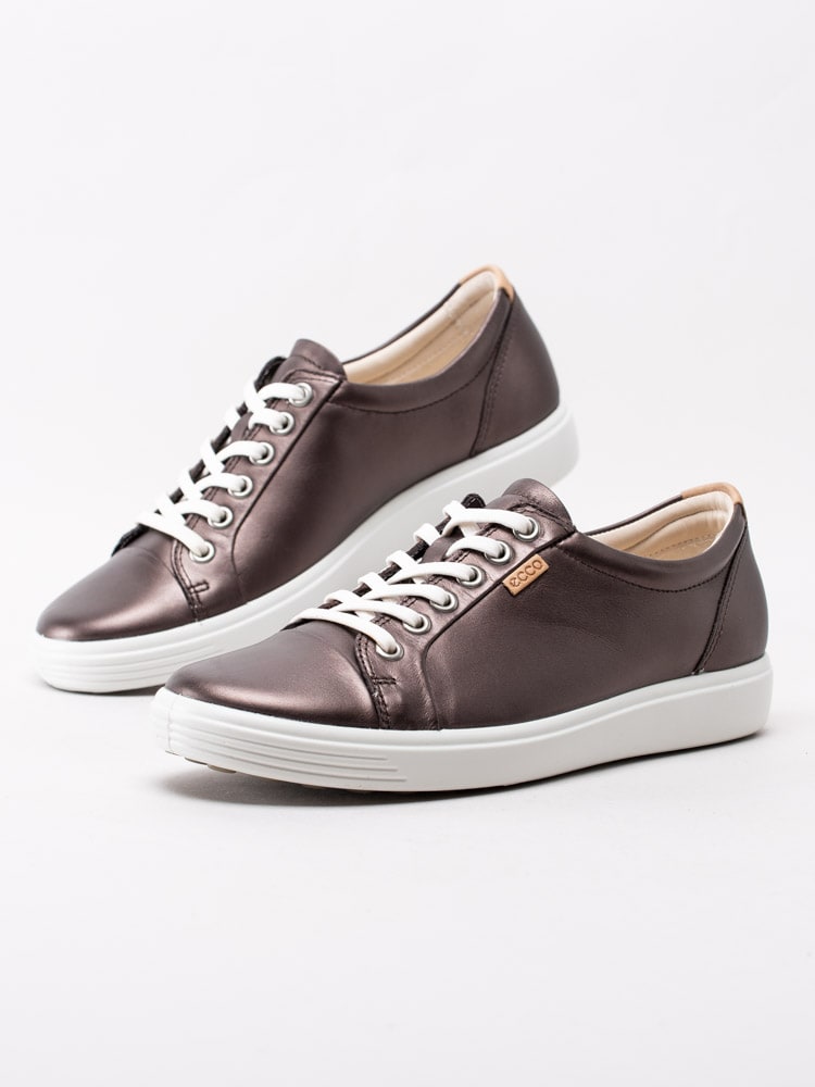 08203021 Ecco Soft 7 W Shale 430003-52196 Metallic sneakers för dam-6